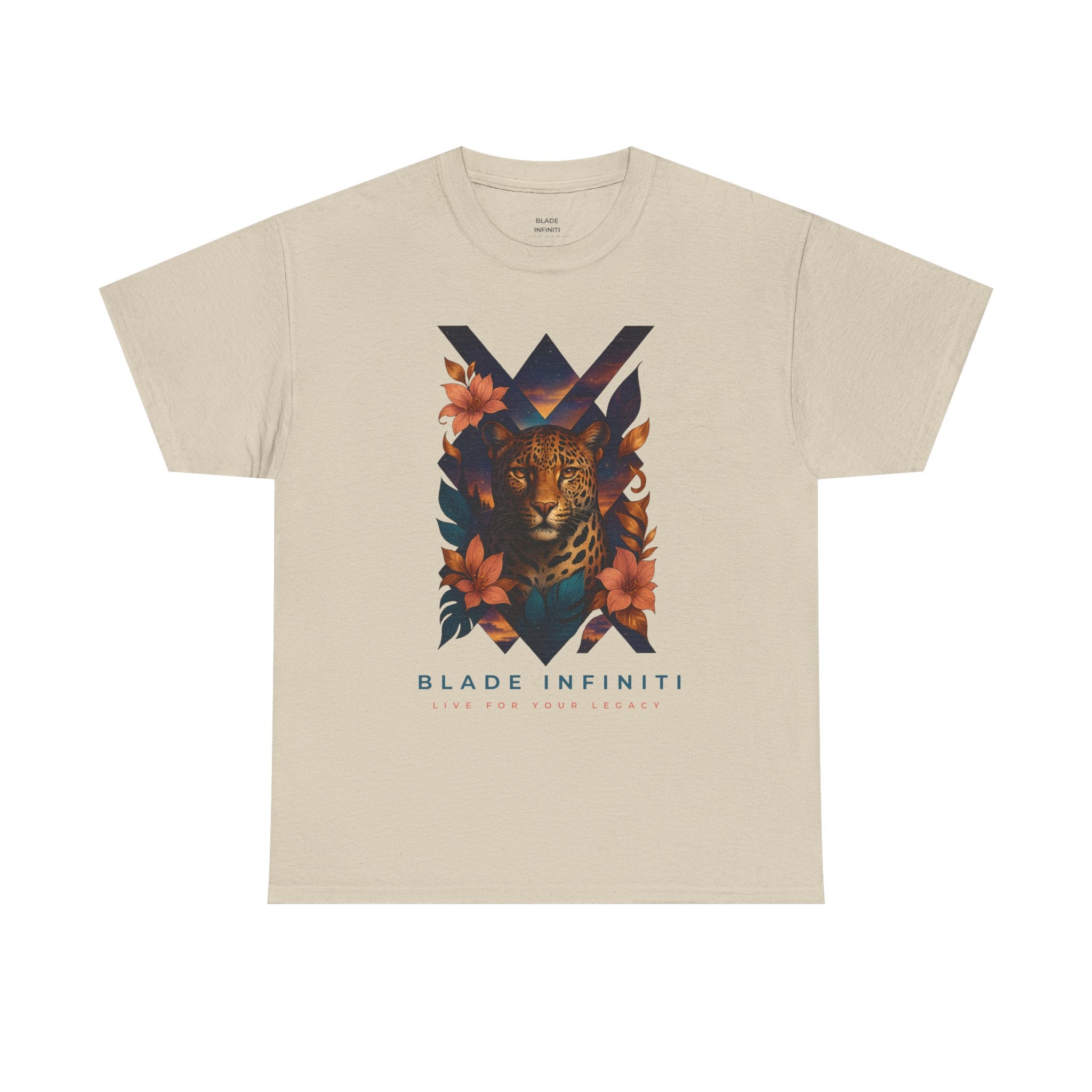 Bladeverse Galactic Jungle Leopard/Floral T-Shirt