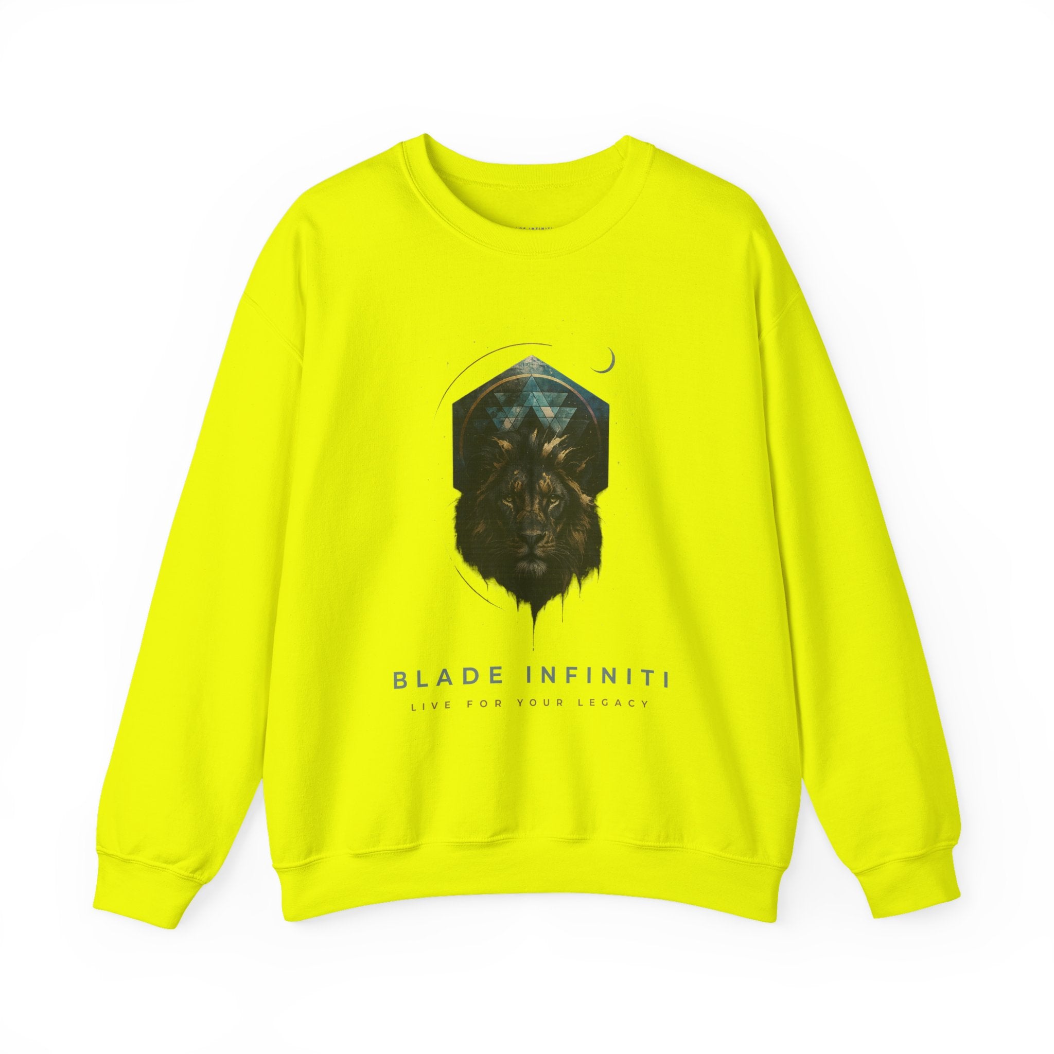 Galactic Lion Unisex Crewneck Sweater