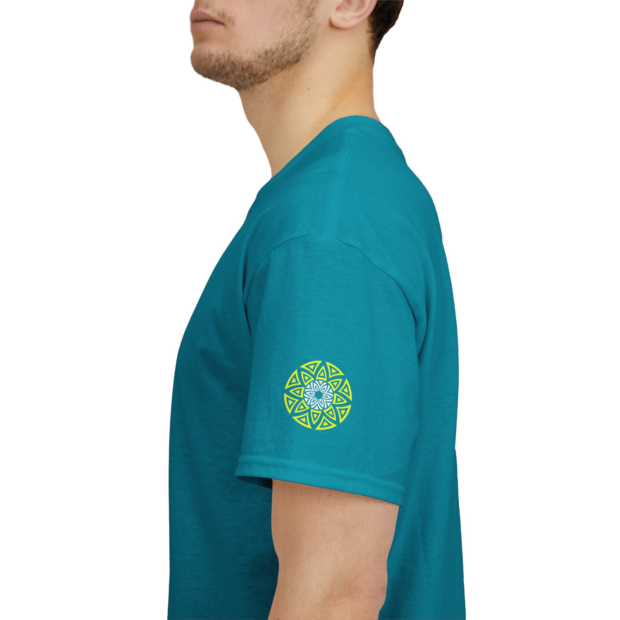 Geometric Odyssey Version 3 Neon Green T-Shirt