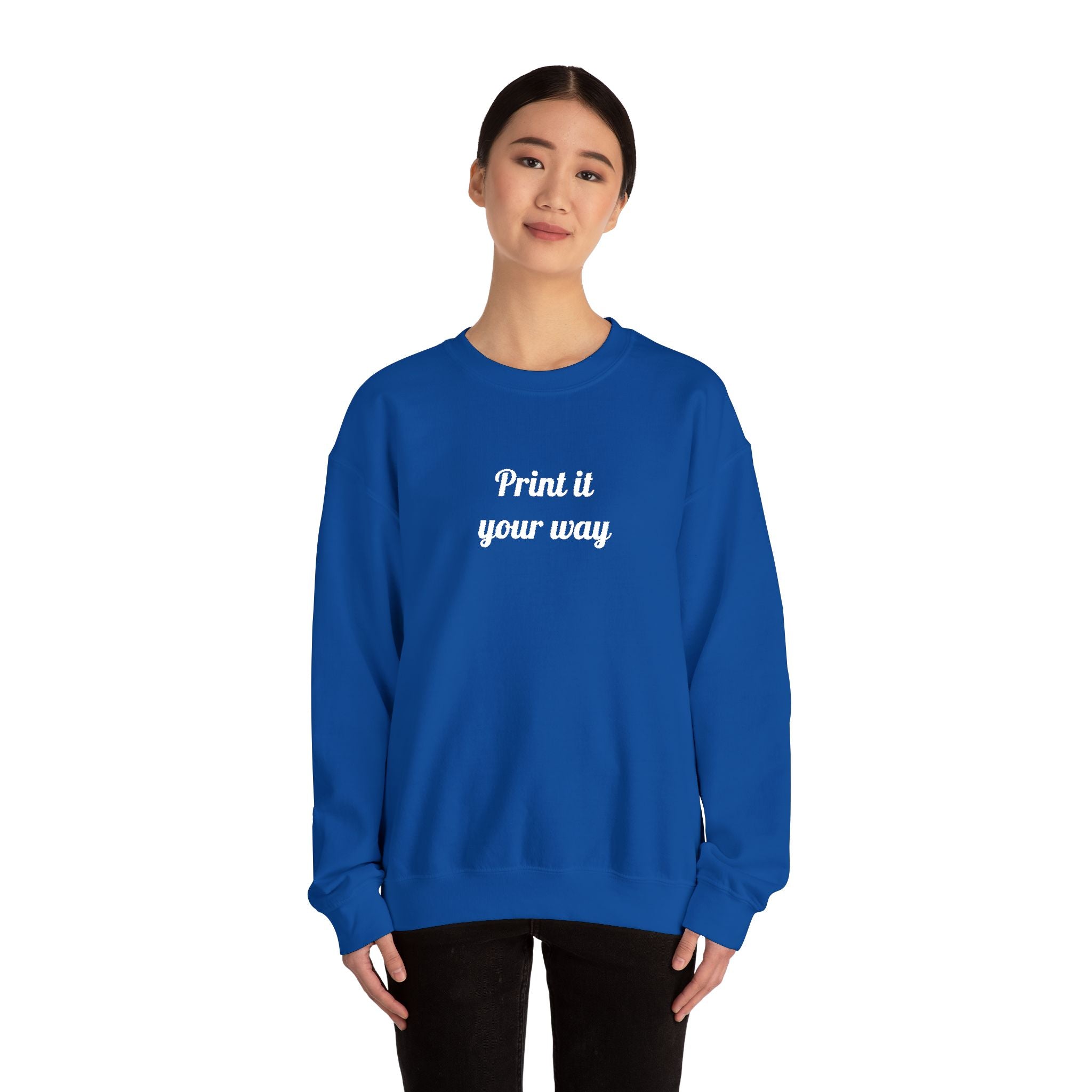 Embroidery Personalization - Unisex Crewneck Sweater (Make It Yours)