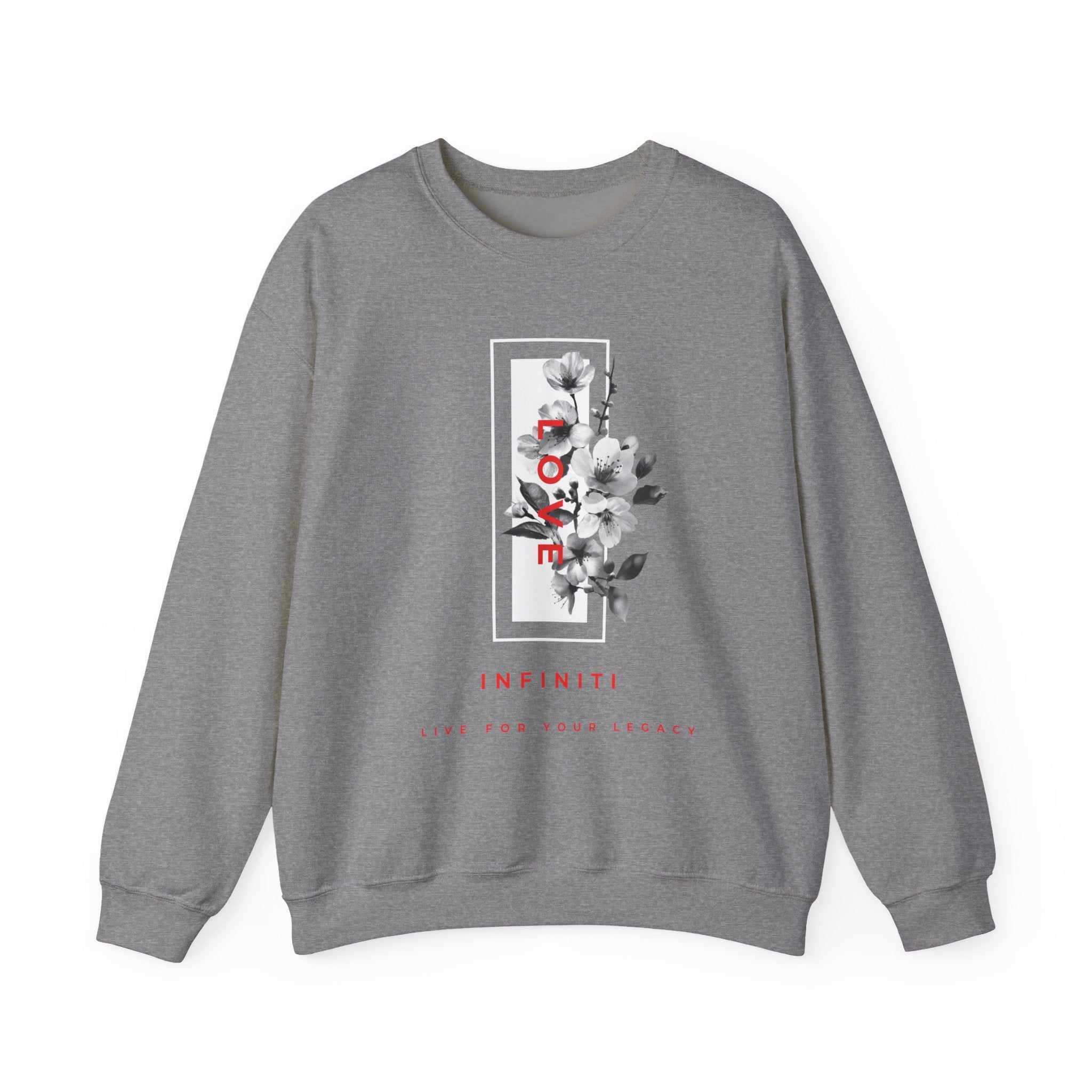 Bloom Bae Red/White Floral Love, Infiniti Sweater