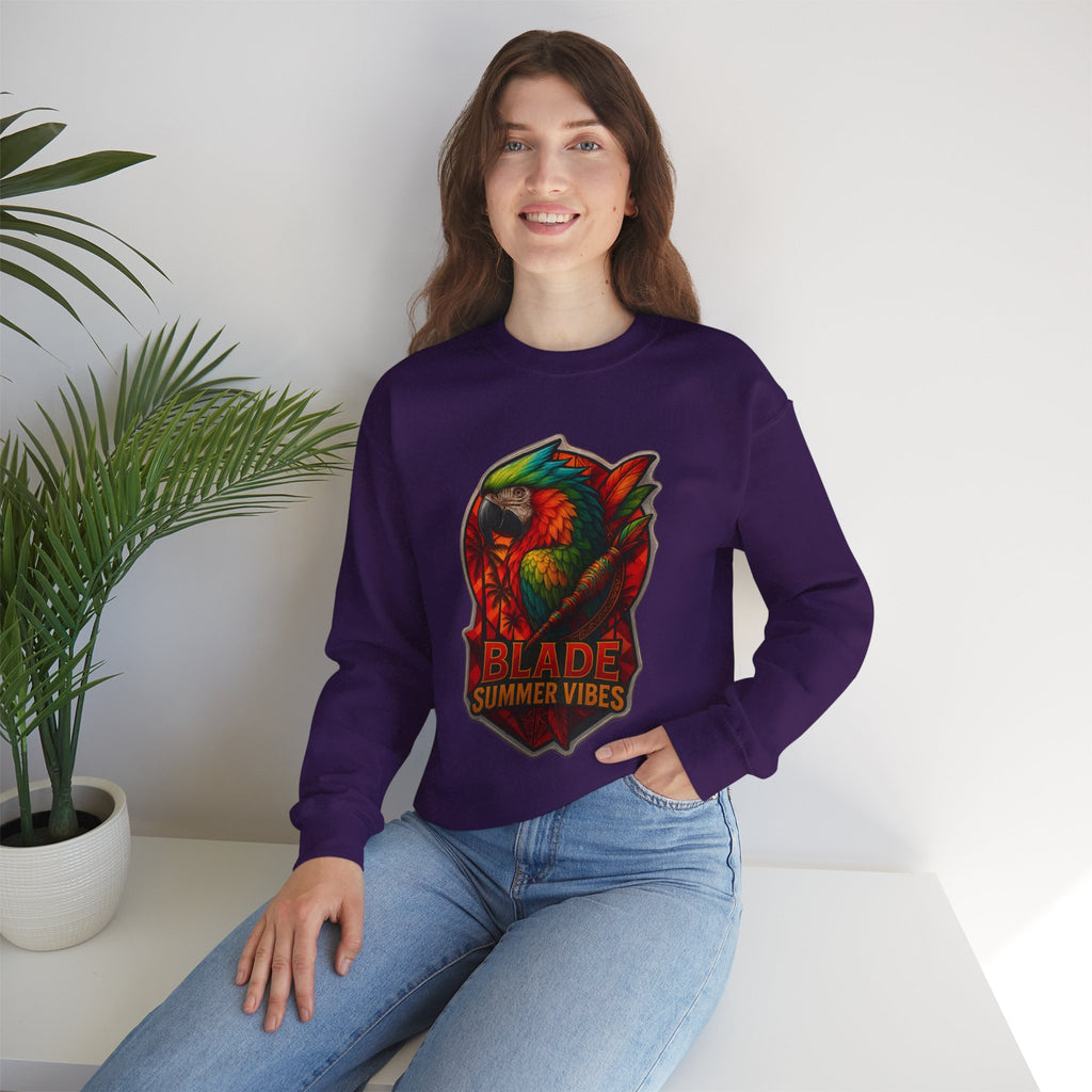 Aztec Parrot Unisex Crewneck Sweater