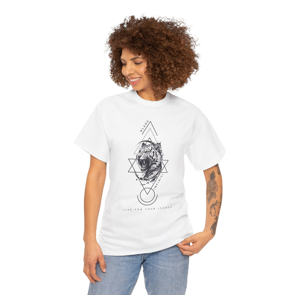 Geometric King Black TX Tiger T-Shirt