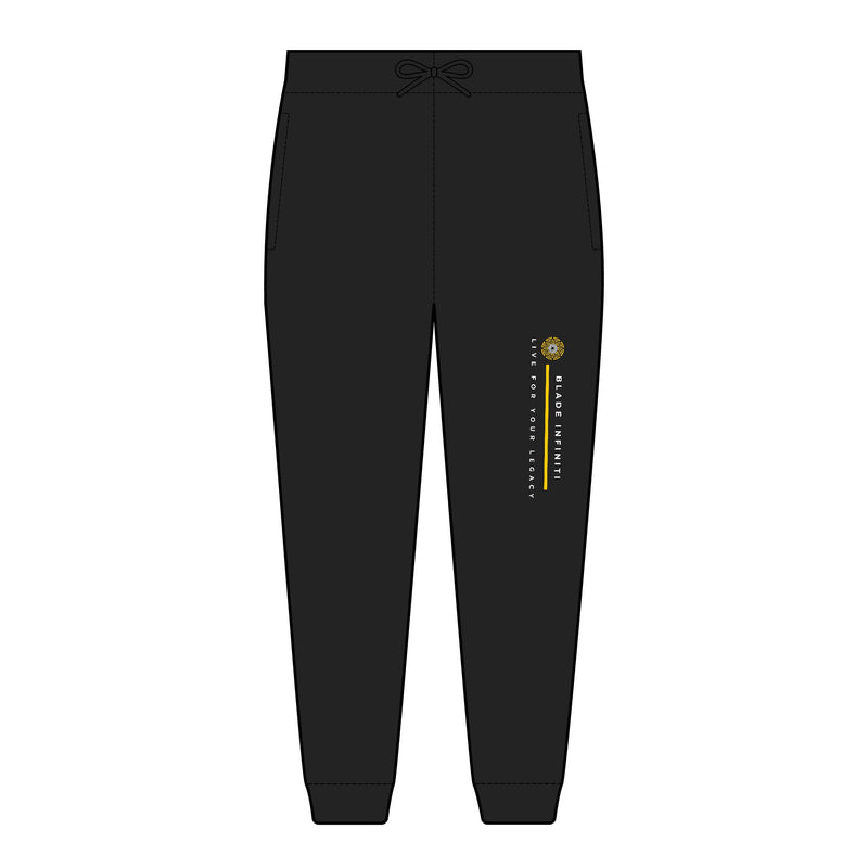 Blade Minimalistic Embroidery Logo Fleece Joggers