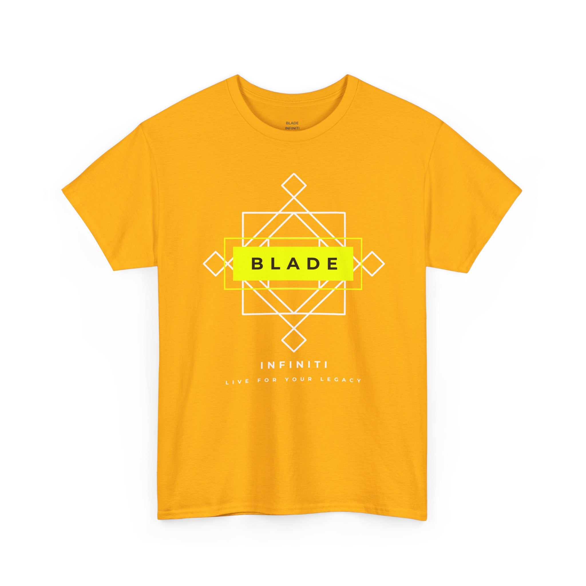 Geometric Infiniti Neon Green/White T-Shirt