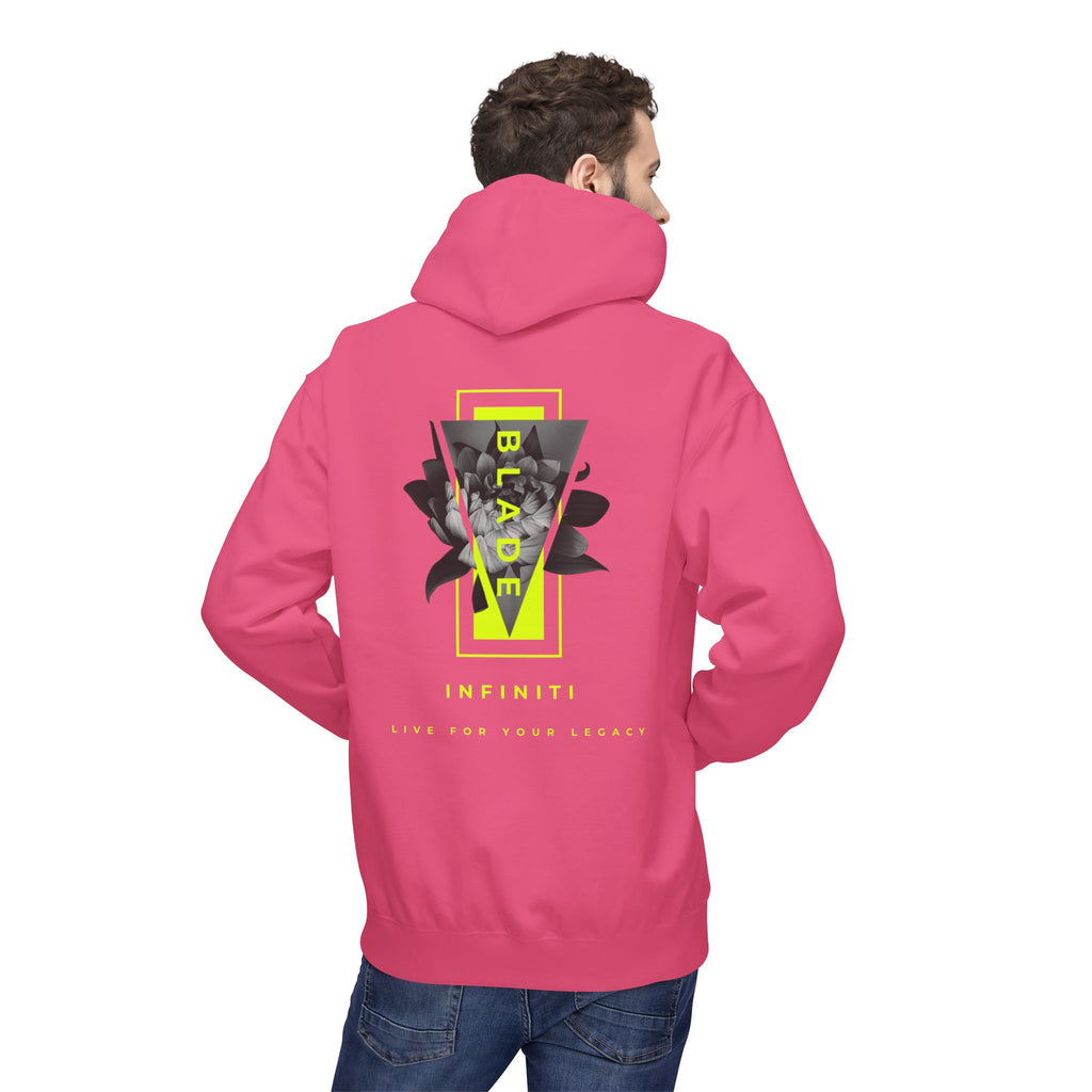 Flora Essence Neon Green Version 2 TX Floral Hoodie