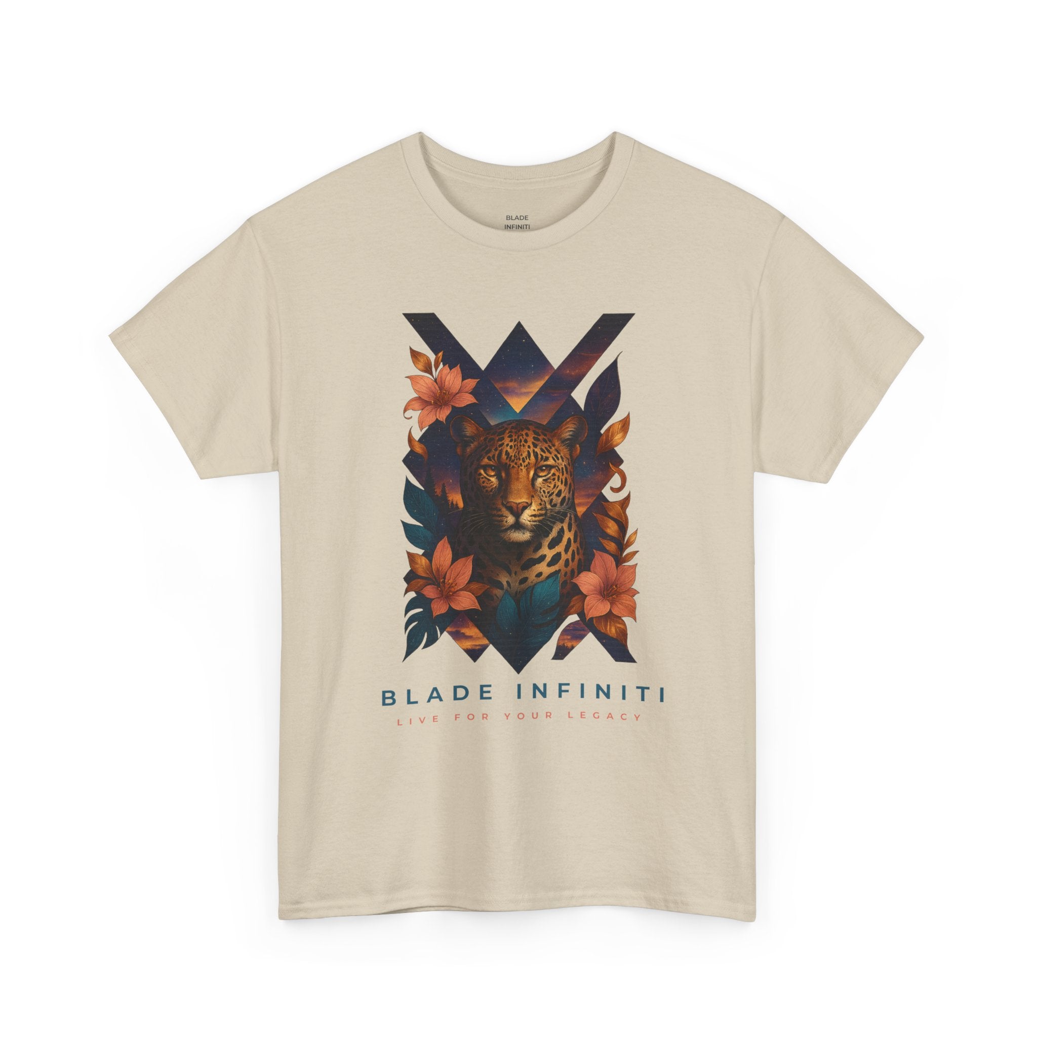 Bladeverse Galactic Jungle Leopard/Floral T-Shirt