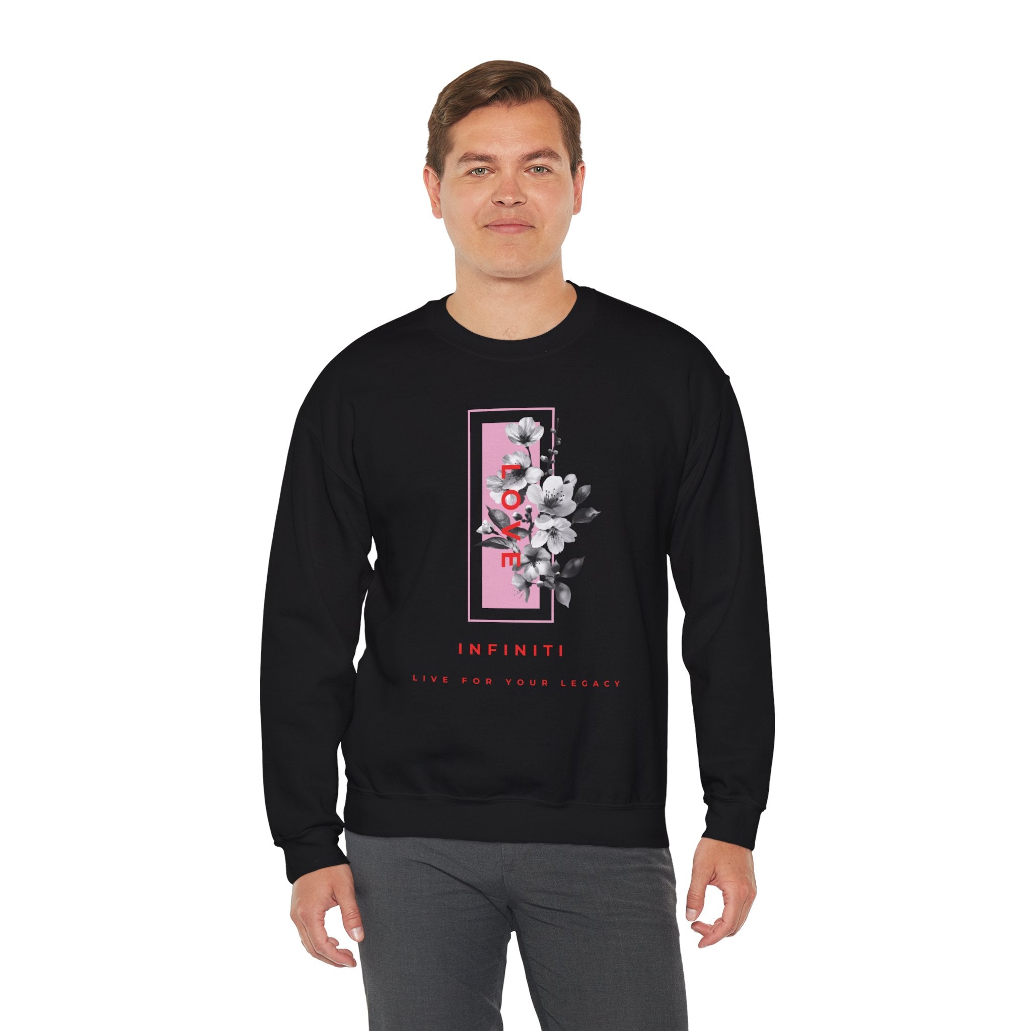 Bloom Bae Red Floral Love, Infiniti Sweater