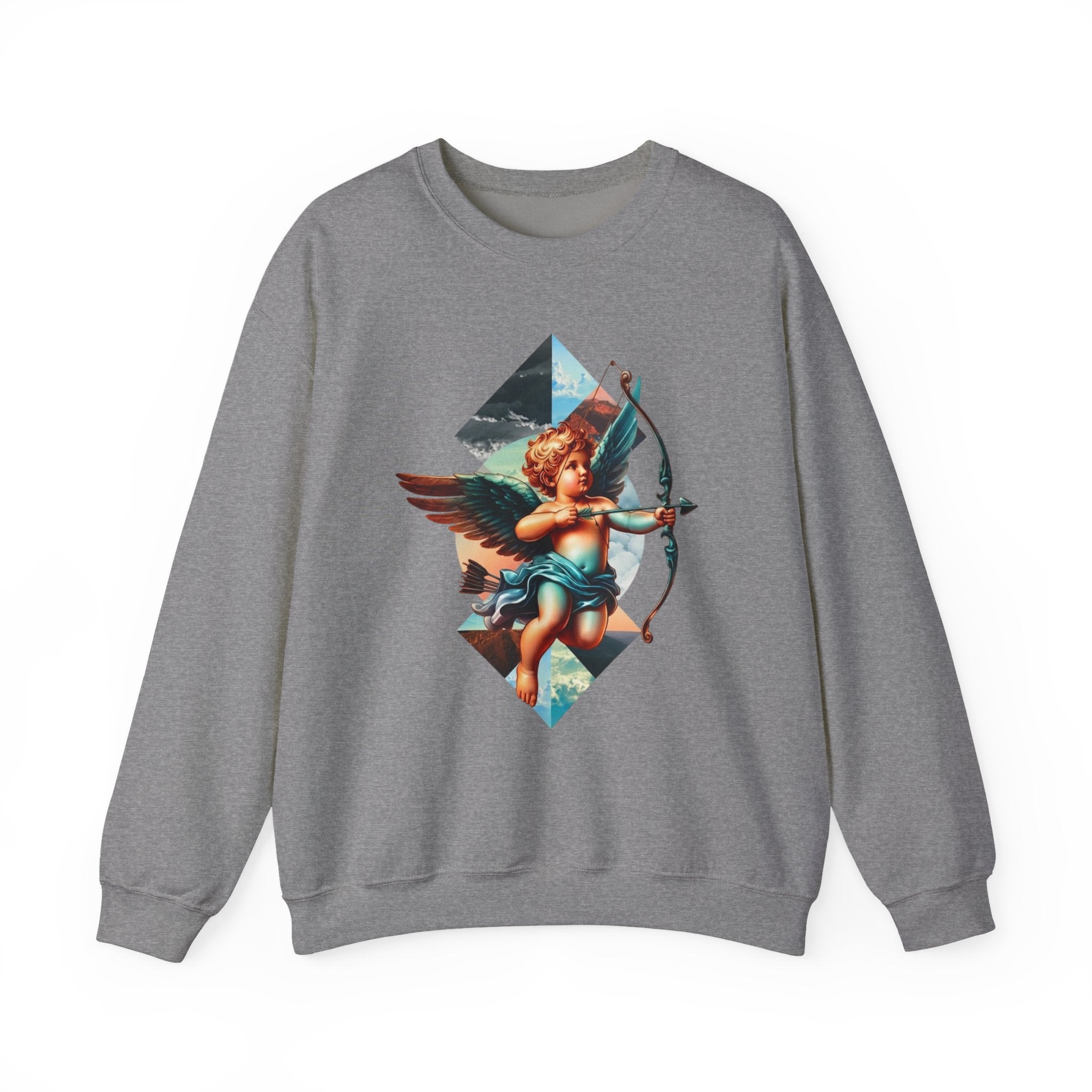 Cupid's Bow Blue + Arrow - Love, Infiniti Unisex Crewneck Sweater