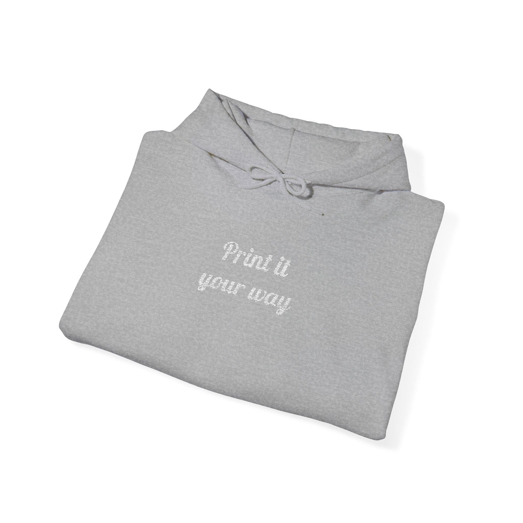 Custom Embroidered Unisex Hoodie – Ethically Sourced Cotton Blend