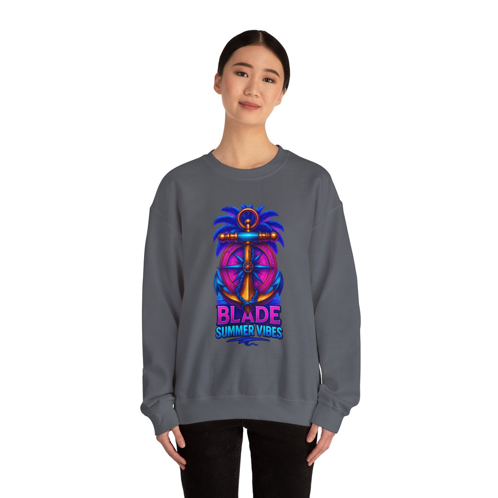 Anchor Compass Unisex Crewneck Sweater