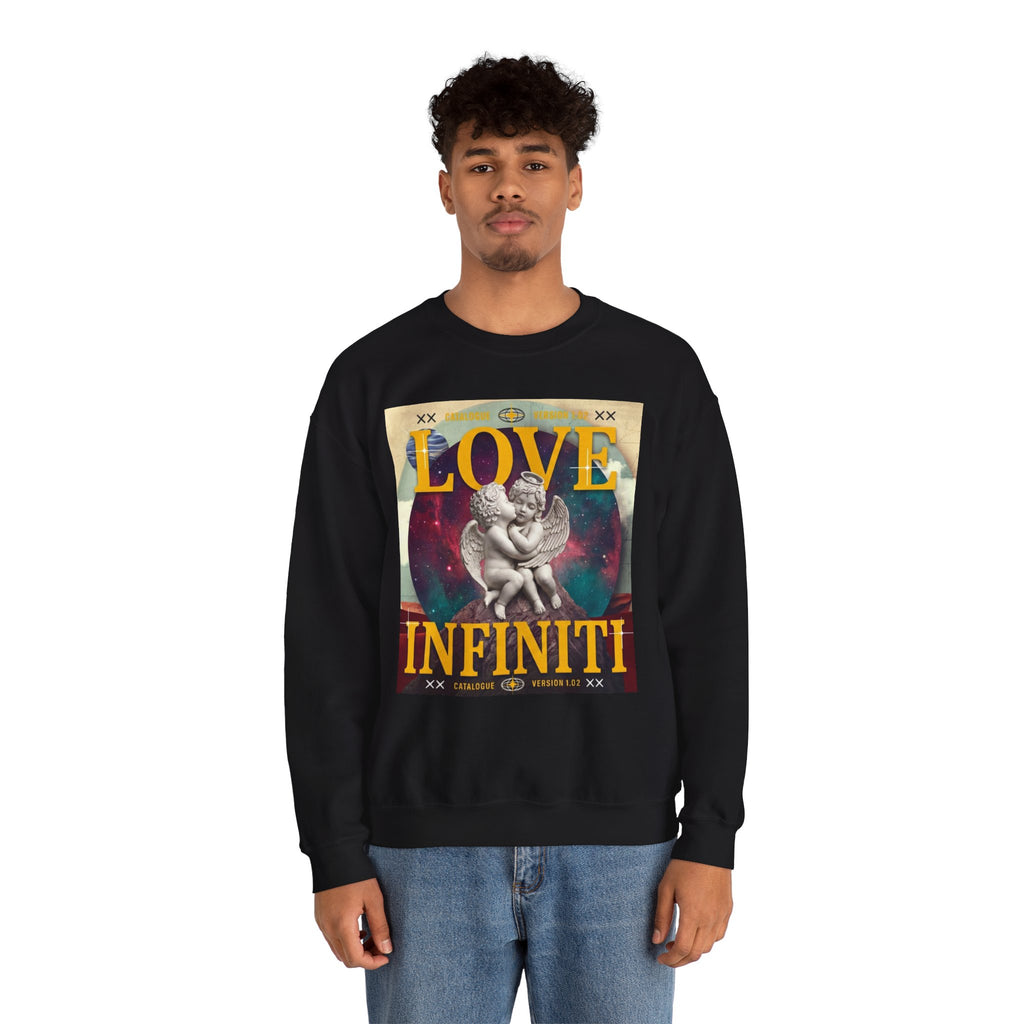 Celestial Love, Infiniti Unisex Crewneck Sweater