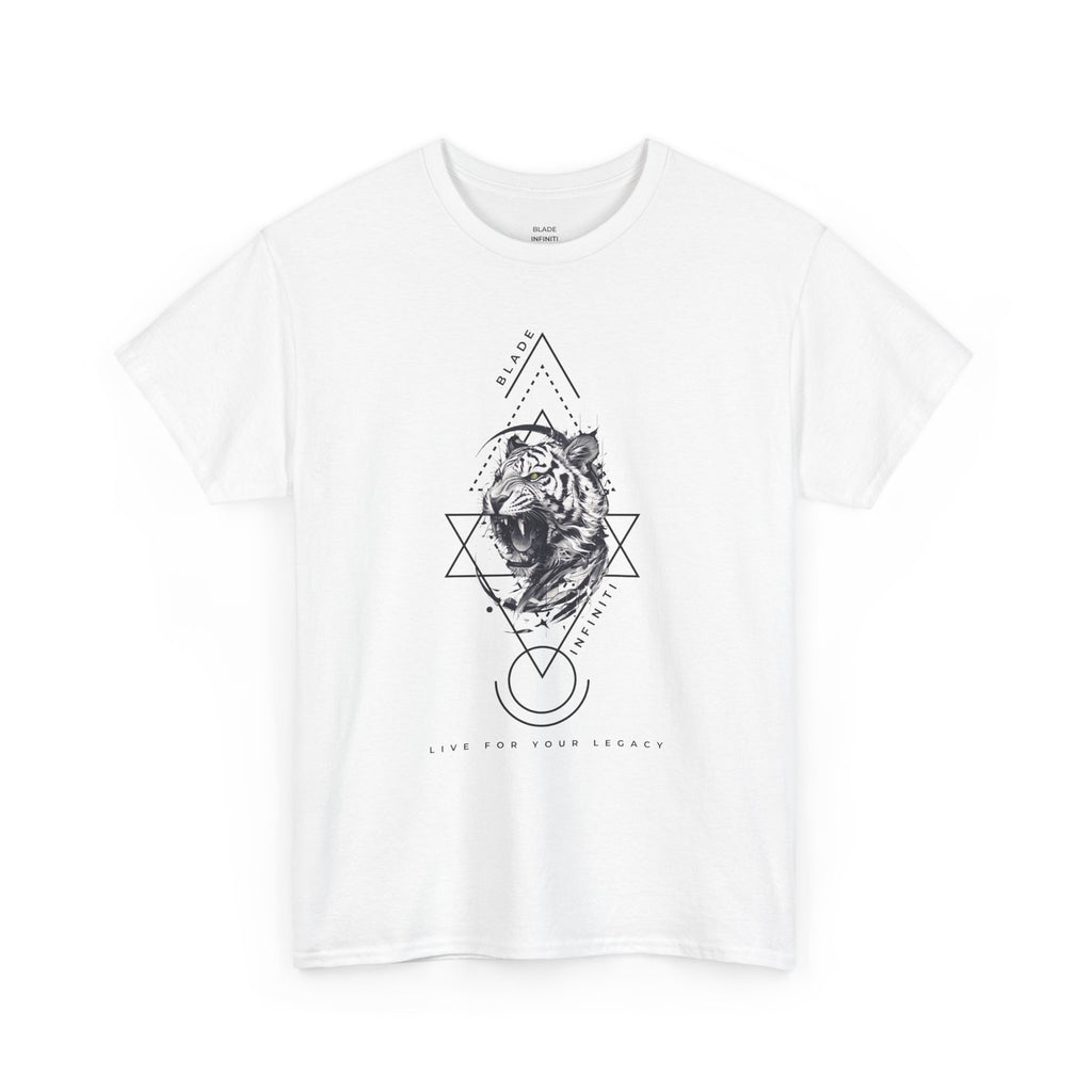 Geometric King Black TX Tiger T-Shirt