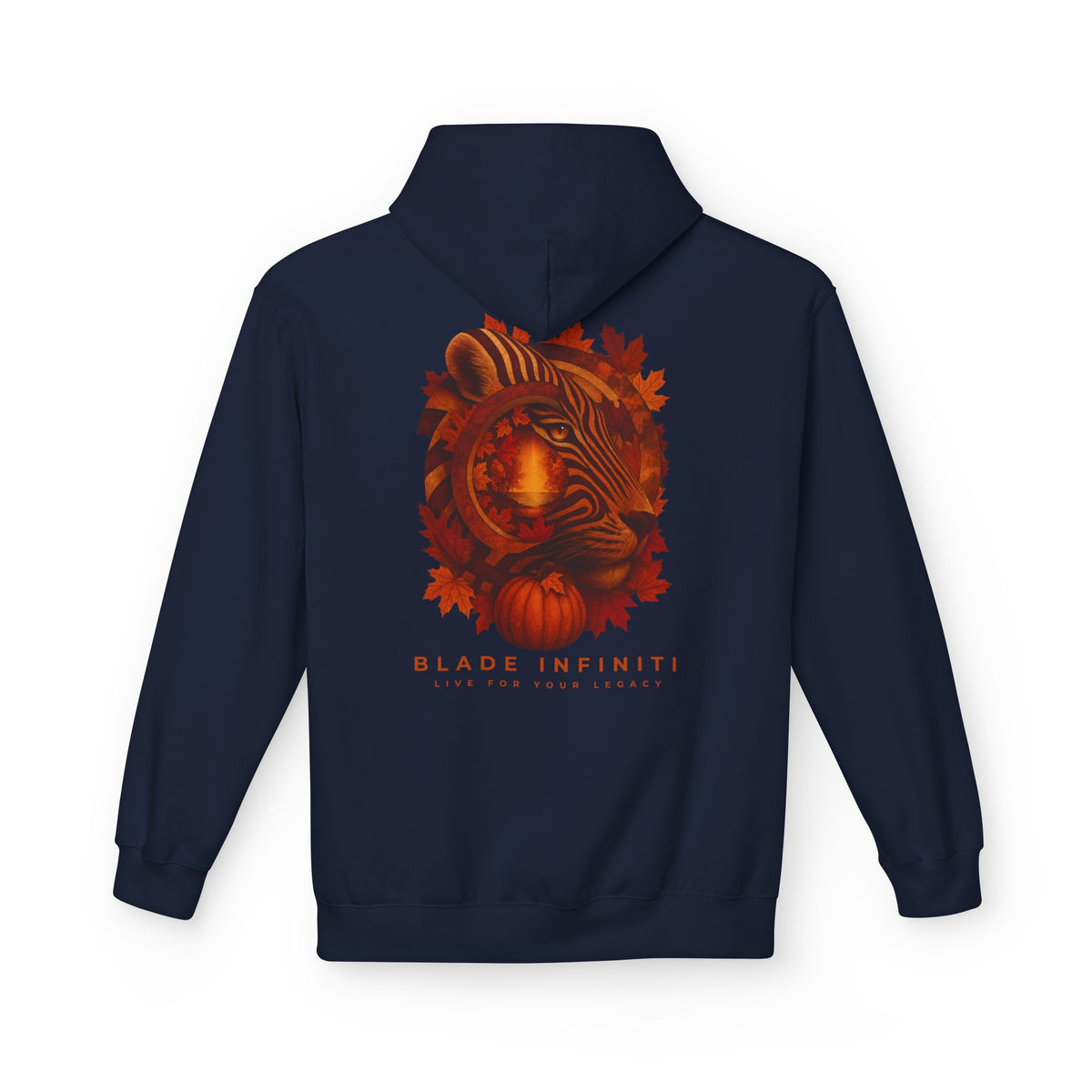 Safari Bloom Tiger Fall Hoodie
