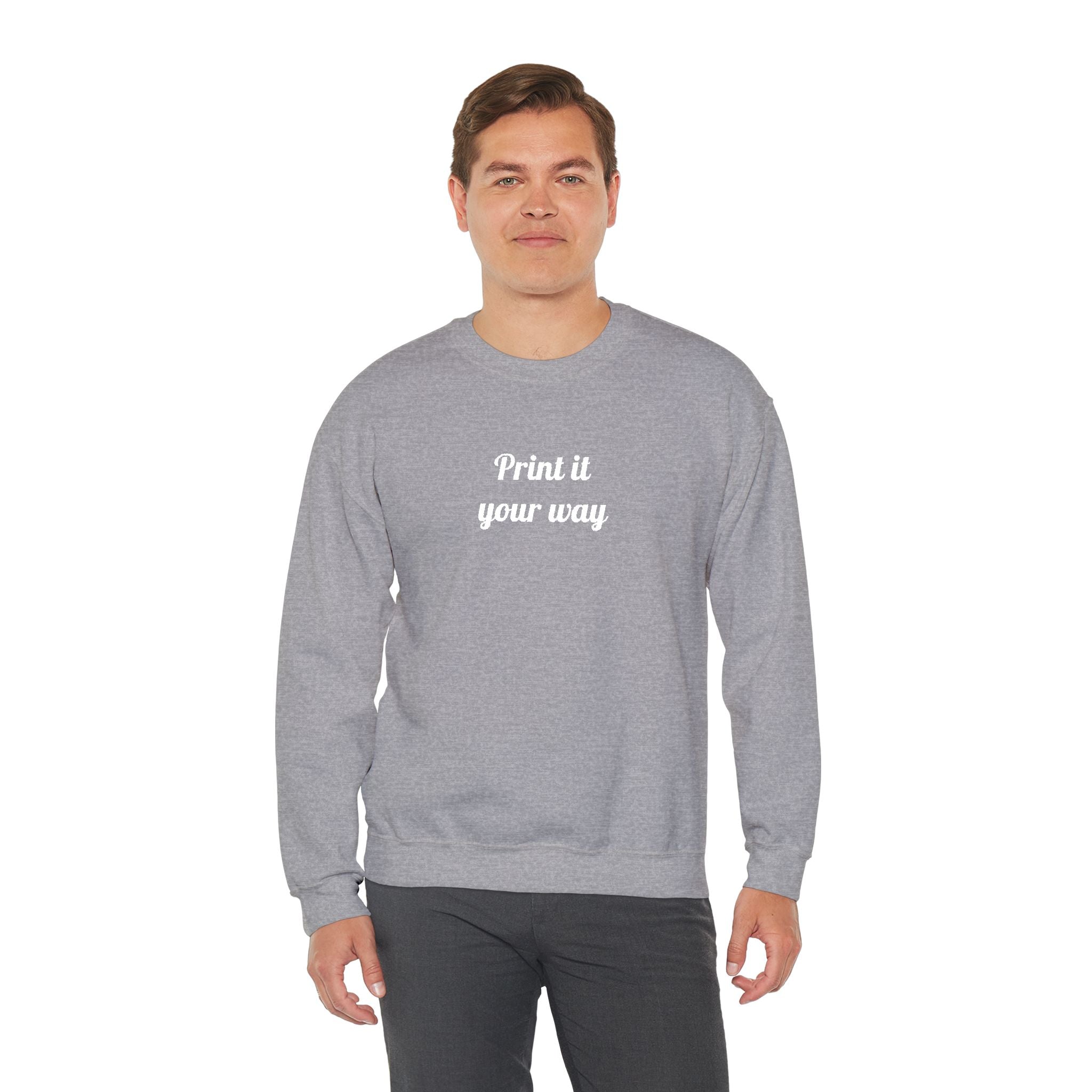 Embroidery Personalization - Unisex Crewneck Sweater (Make It Yours)