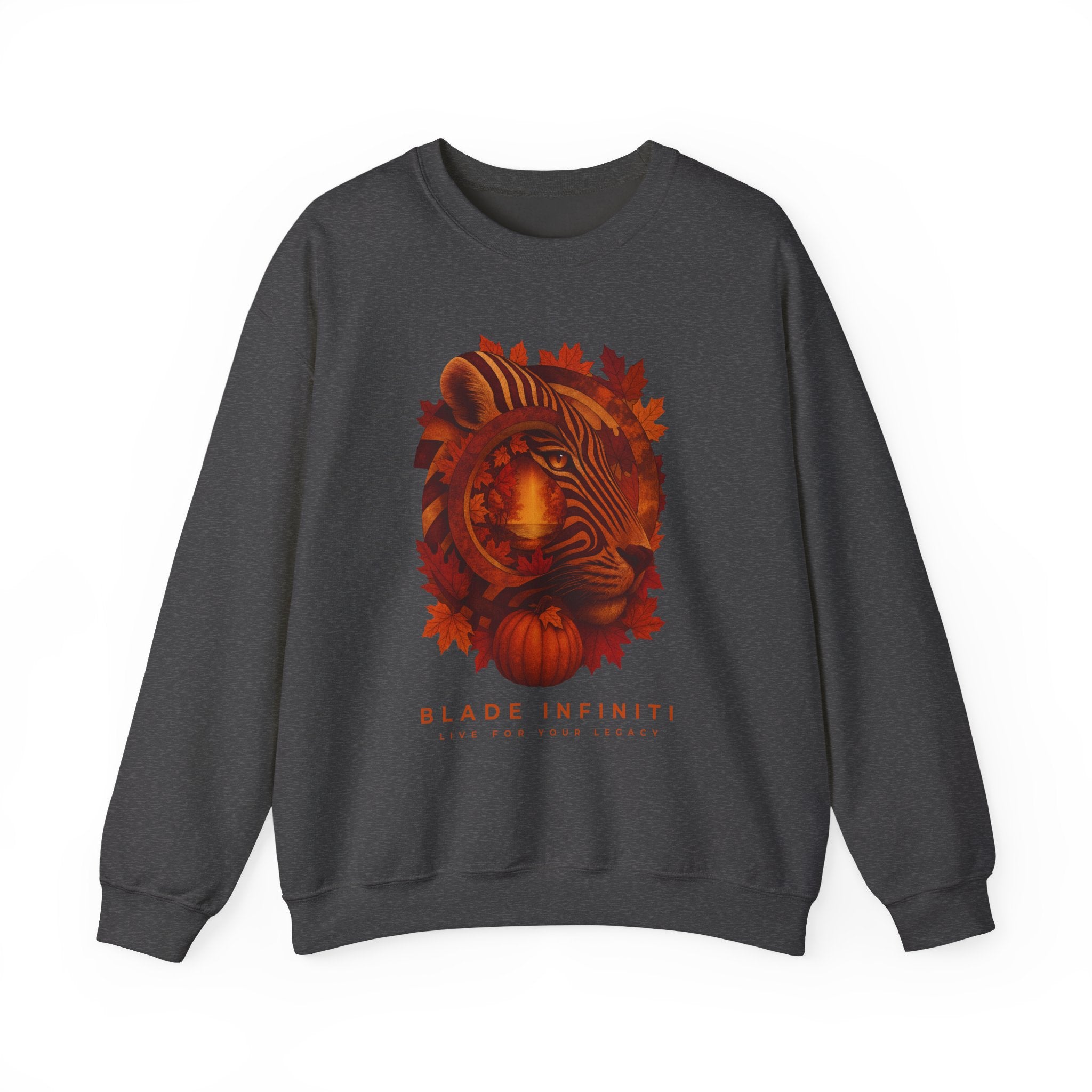 Fall Tiger V1 Unisex Crewneck Sweater