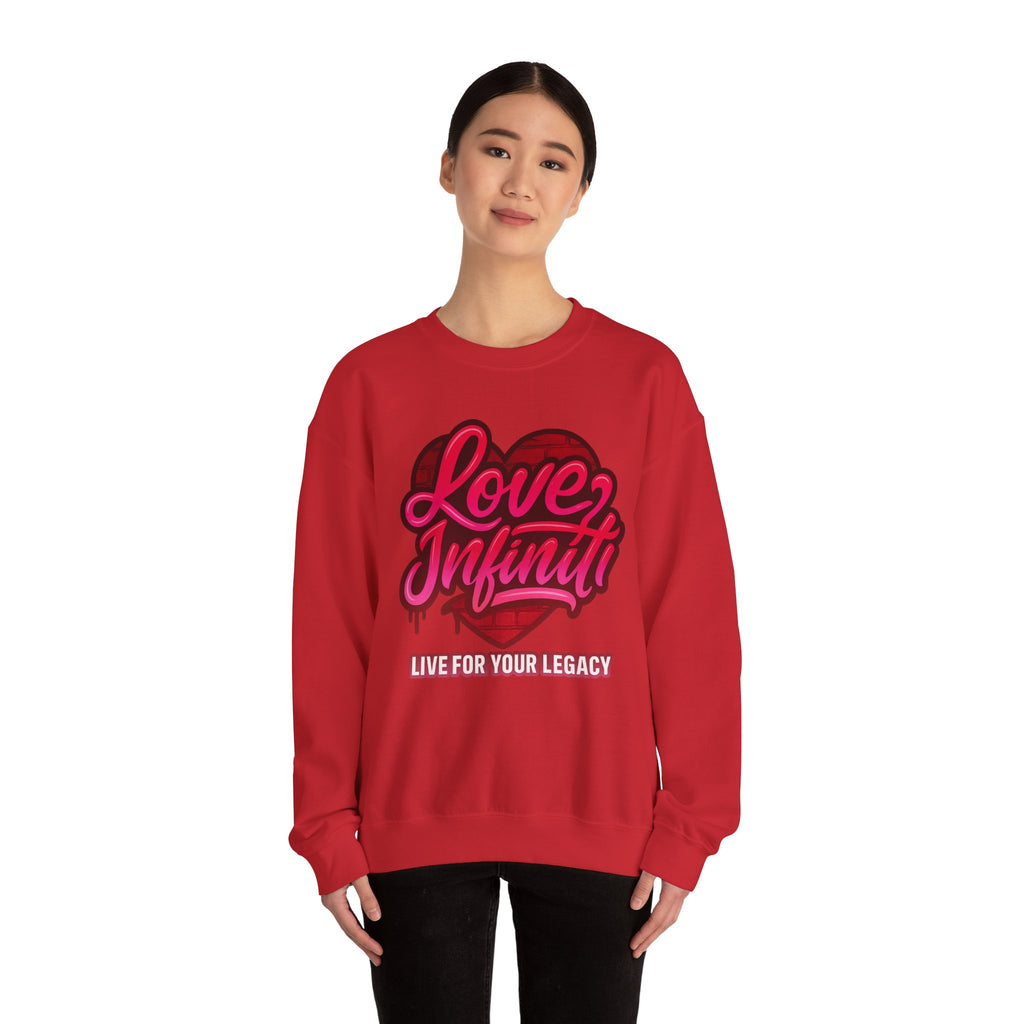 Love, Infiniti Street Vibes Unisex Crewneck Sweater