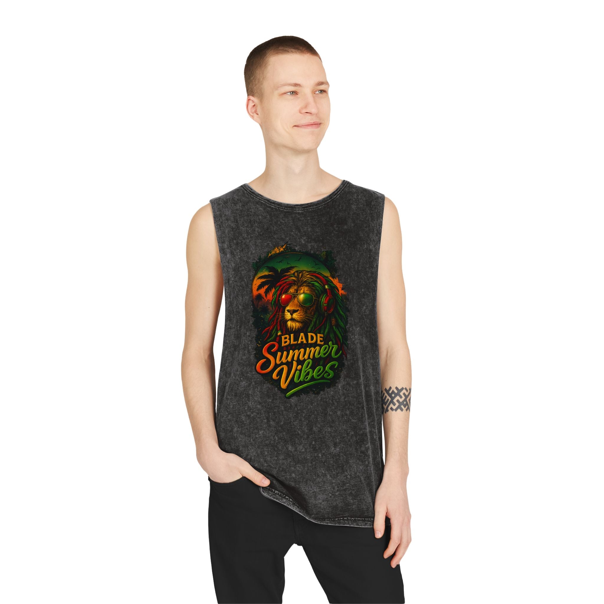 Rasta Lion Tank Top