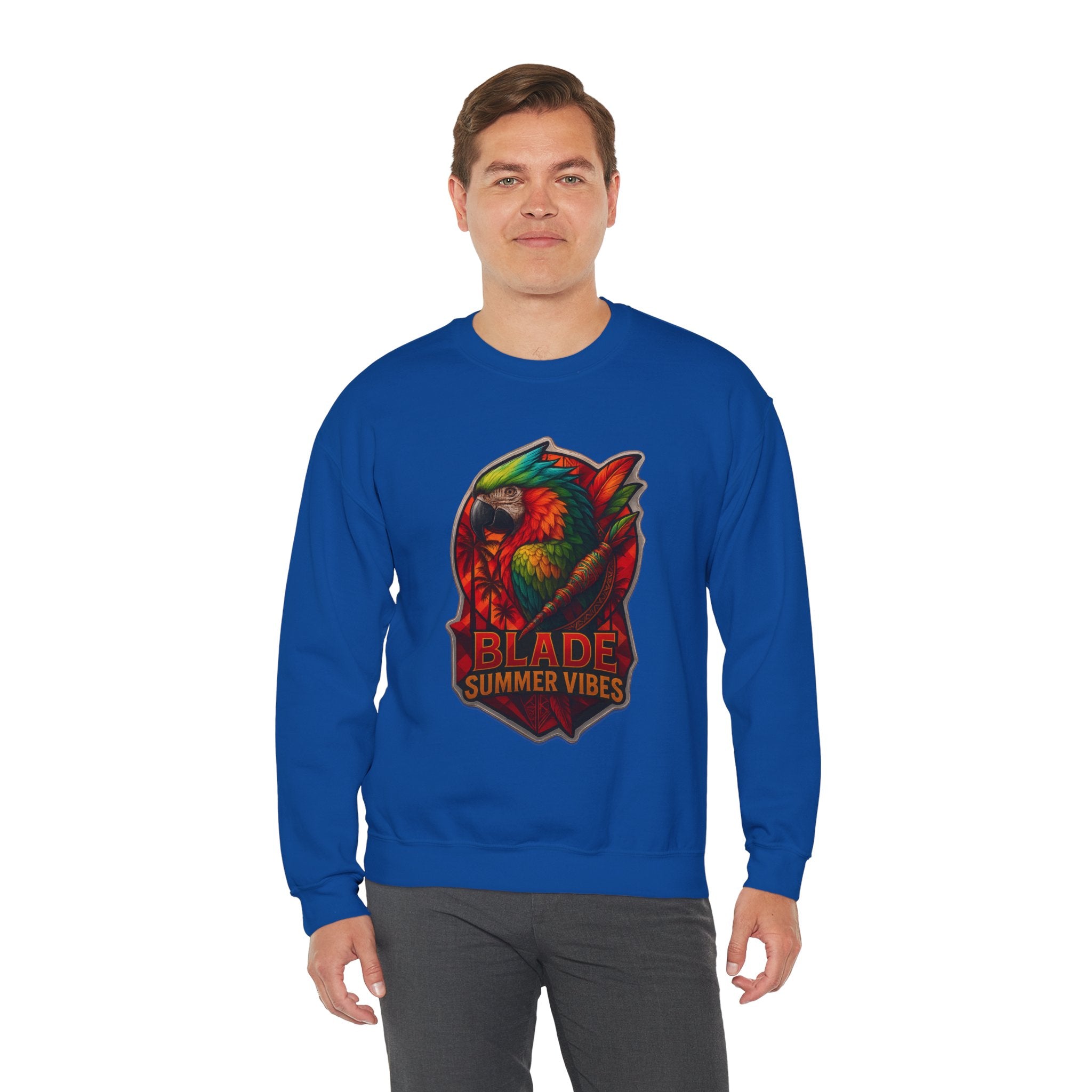 Aztec Parrot Unisex Crewneck Sweater