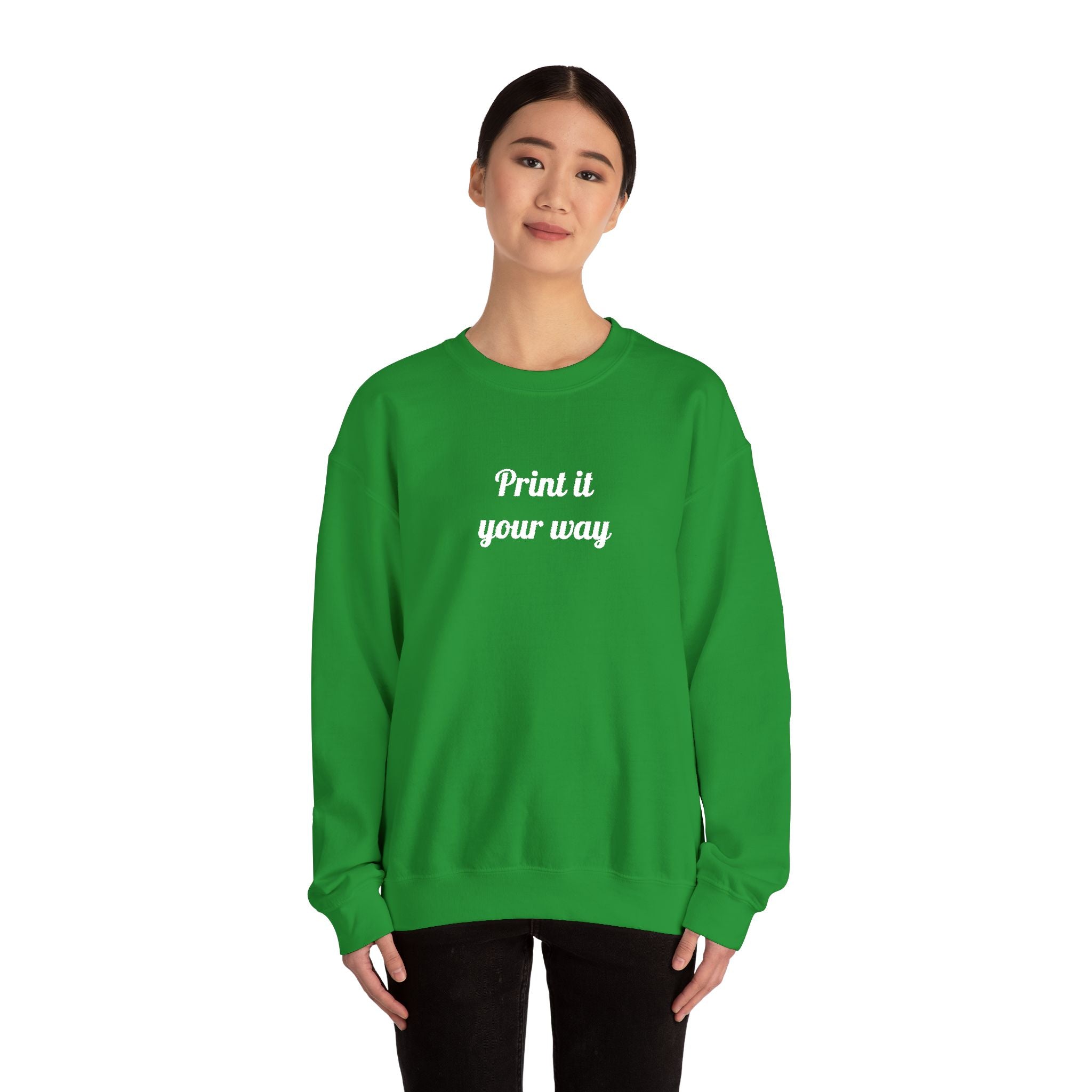 Embroidery Personalization - Unisex Crewneck Sweater (Make It Yours)