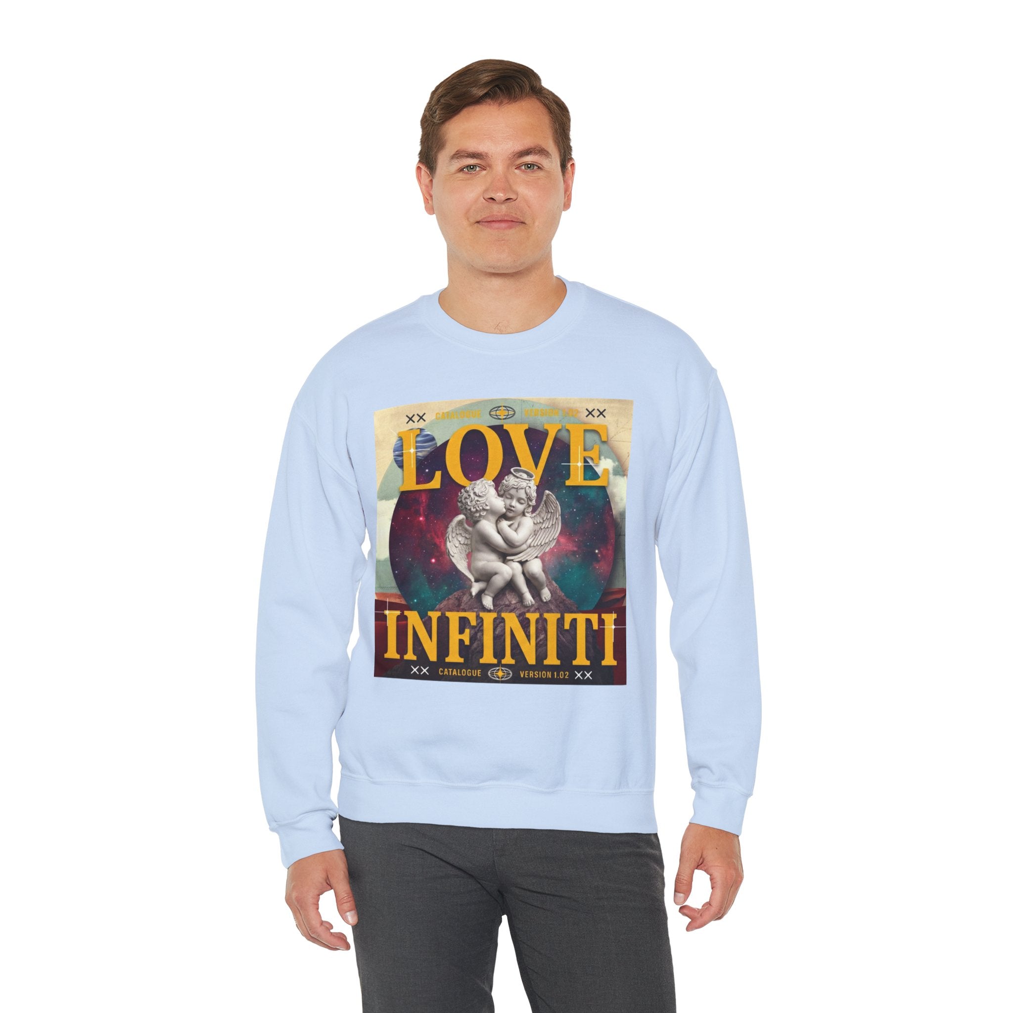 Celestial Love, Infiniti Unisex Crewneck Sweater