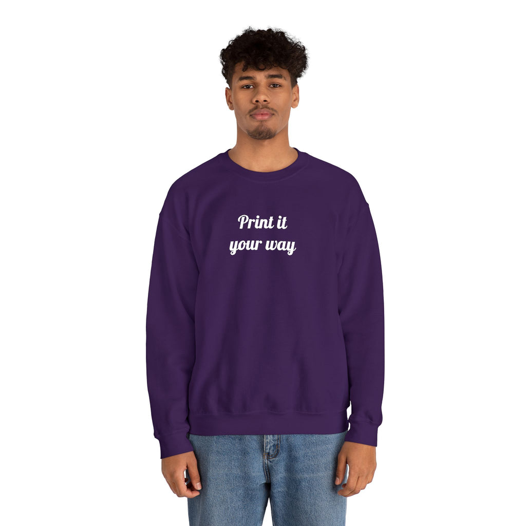 Embroidery Personalization - Unisex Crewneck Sweater (Make It Yours)
