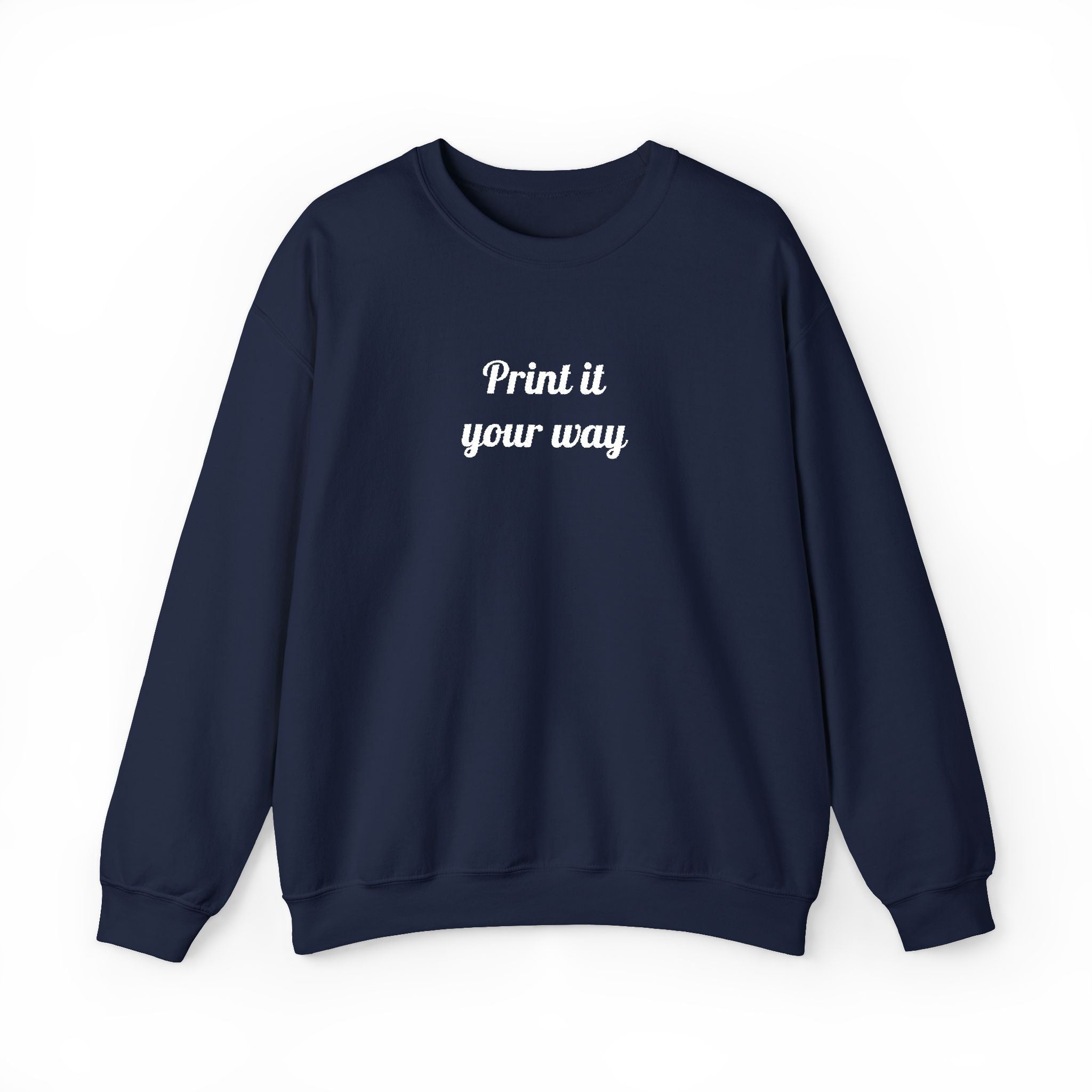 Embroidery Personalization - Unisex Crewneck Sweater (Make It Yours)