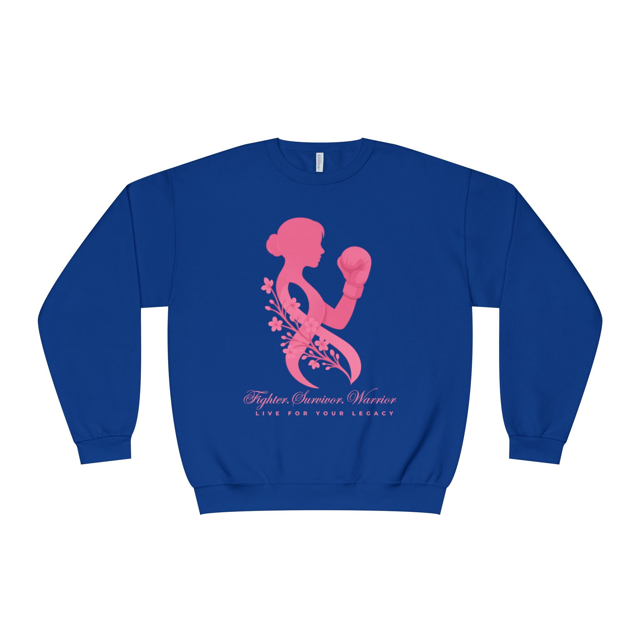 Fighter. Survivor. Warrior | Breast Cancer Sweatshirt/Sweater
