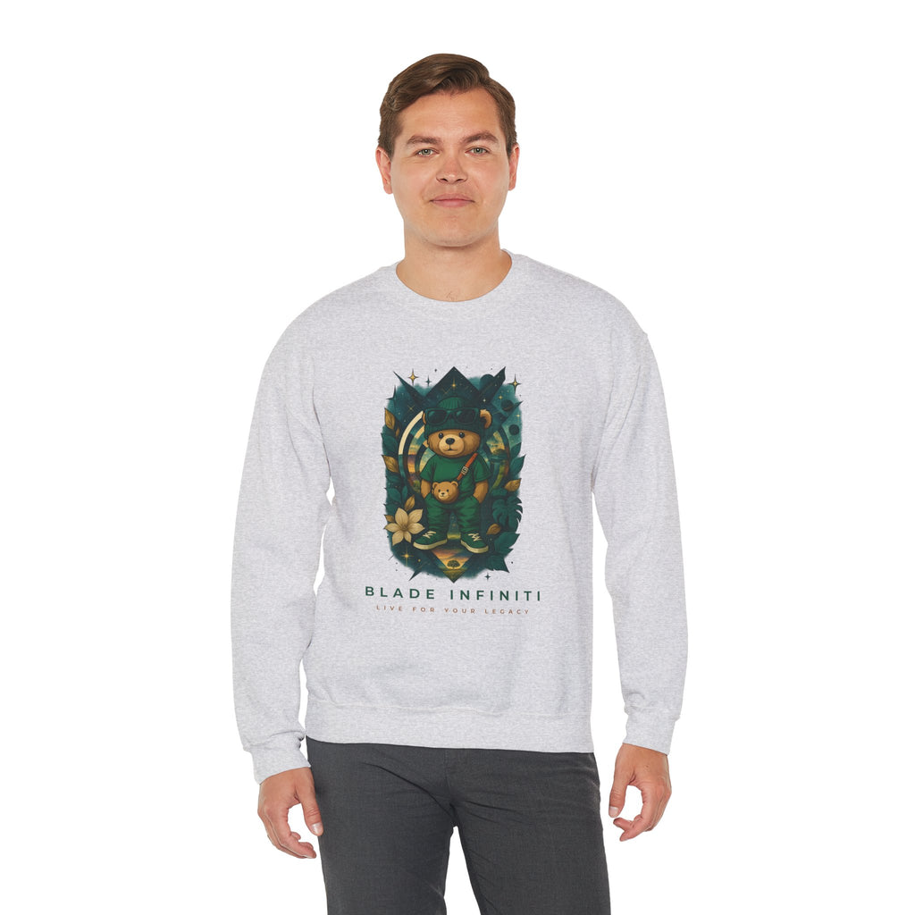Galactic Teddy Bear V1 Unisex Crewneck Sweater
