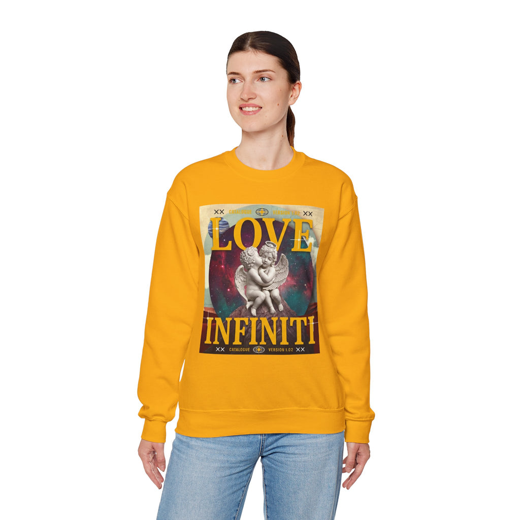 Celestial Love, Infiniti Unisex Crewneck Sweater