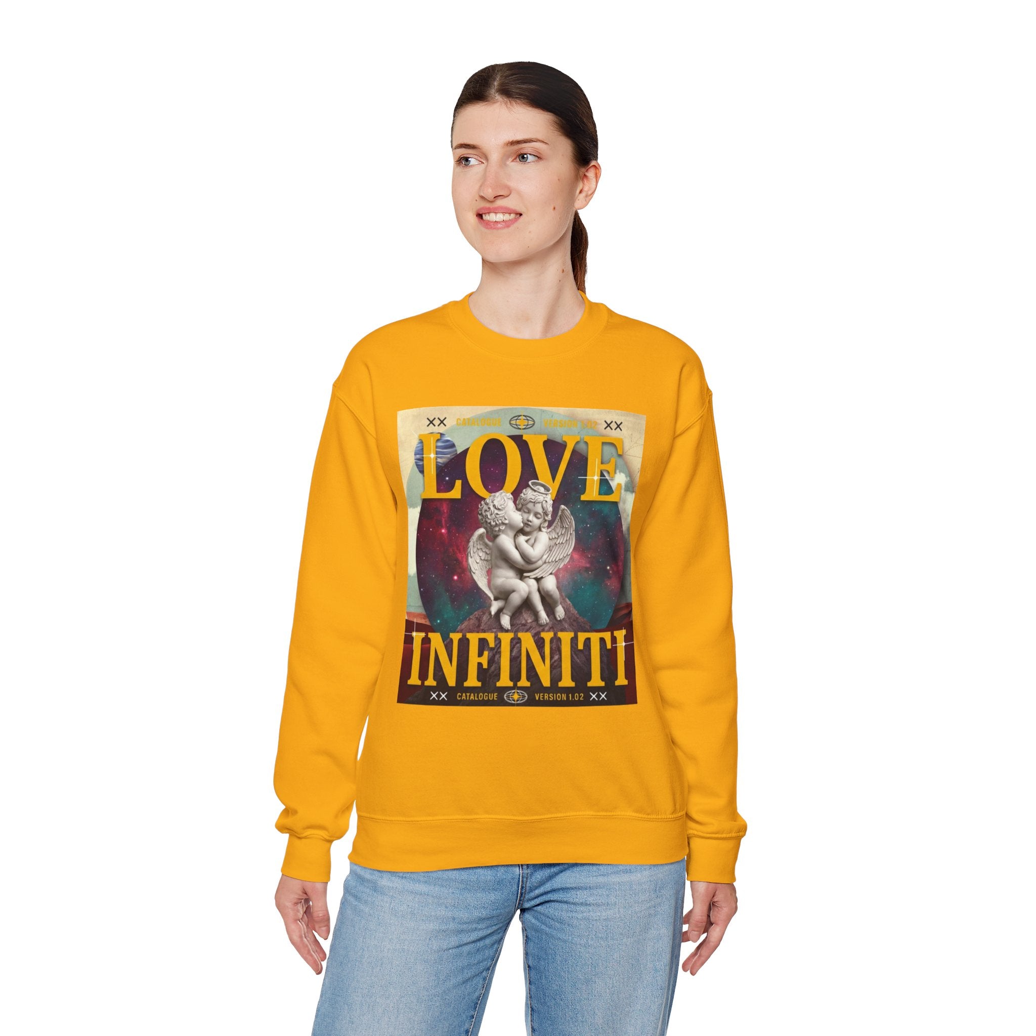 Celestial Love, Infiniti Unisex Crewneck Sweater