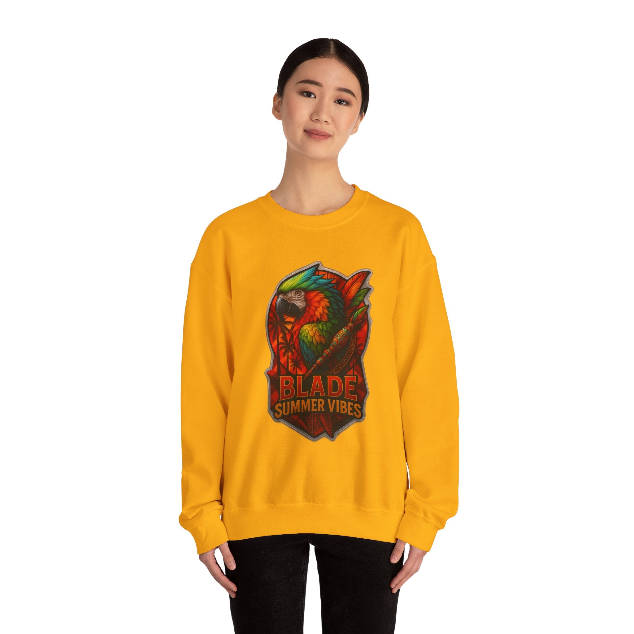 Aztec Parrot Unisex Crewneck Sweater
