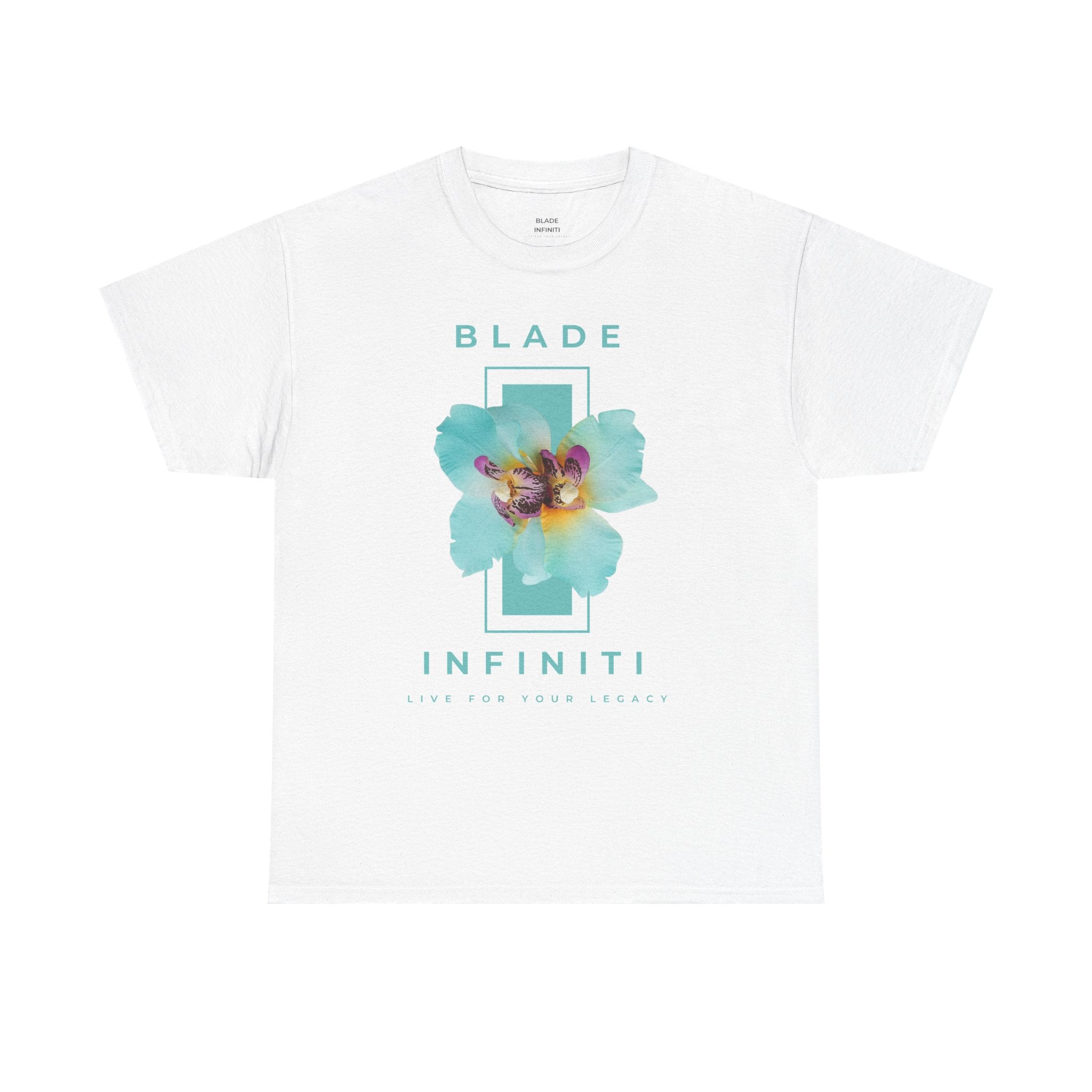 Essence of Infiniti Light Aqua Floral T-Shirt