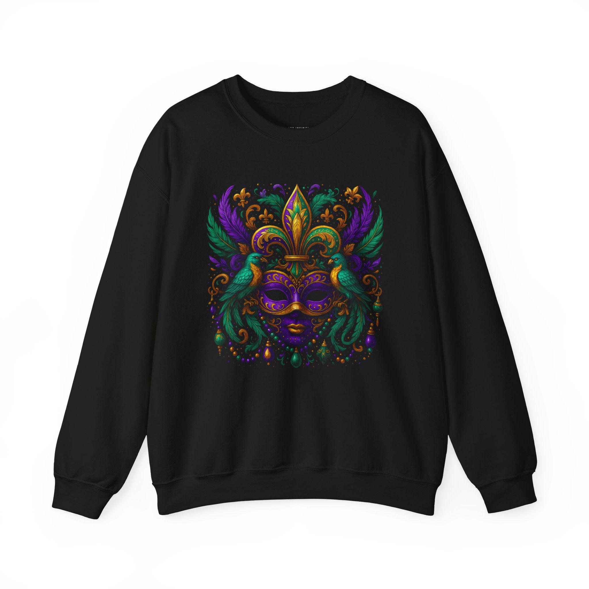 Mardi Gras Mask Unisex Crewneck Sweater