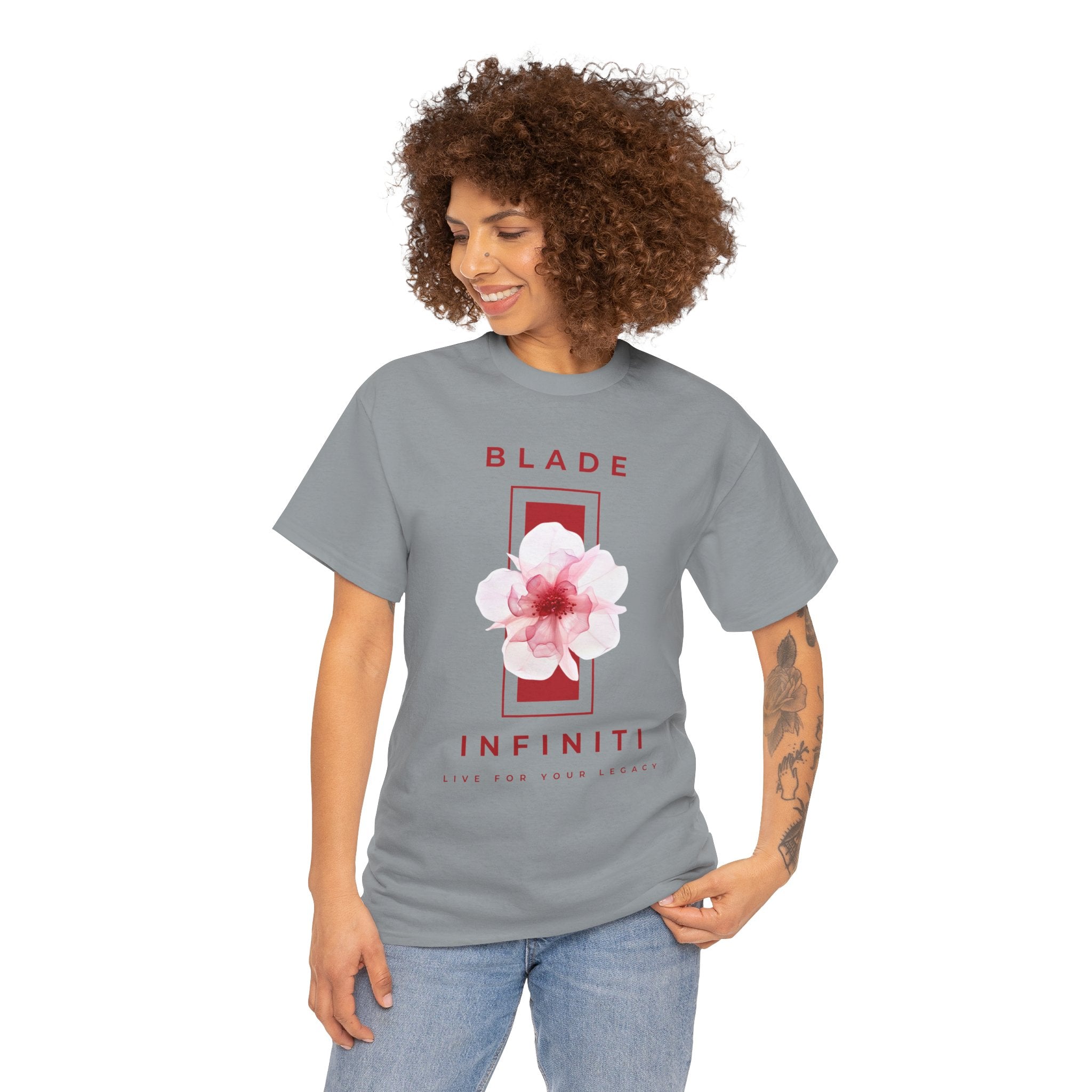 Essence of Infiniti Red/Pink Floral T-Shirt