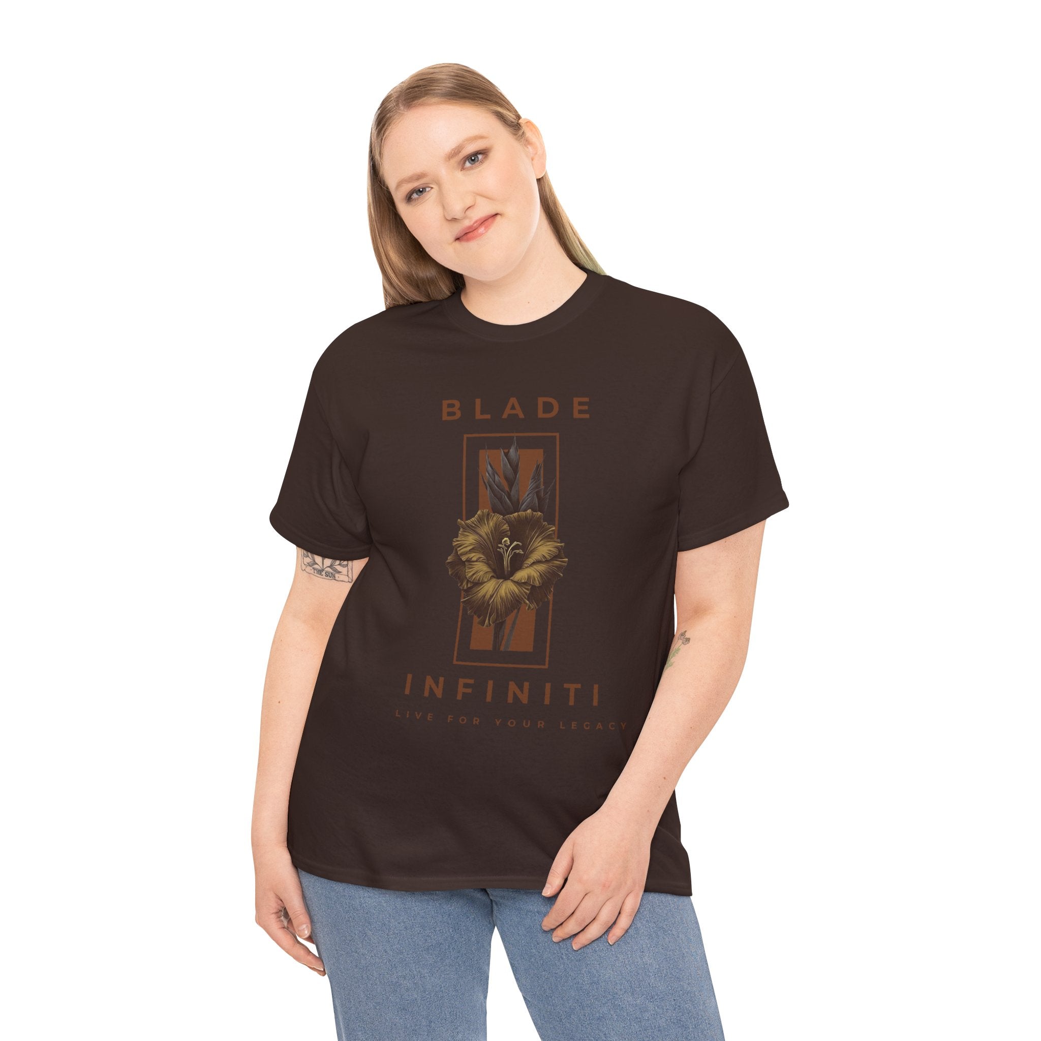 Essence of Infiniti Brown Floral T-Shirt