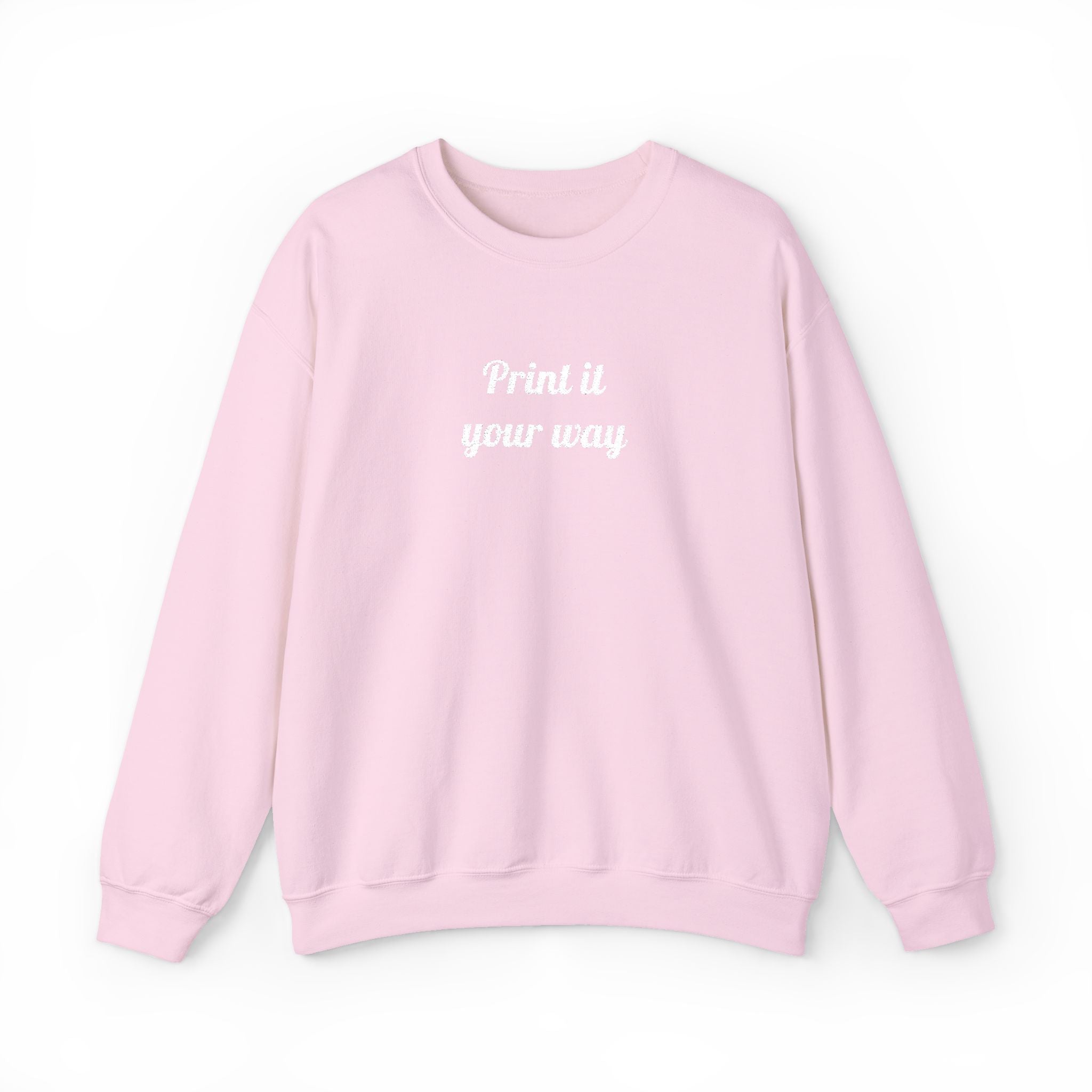 Embroidery Personalization - Unisex Crewneck Sweater (Make It Yours)
