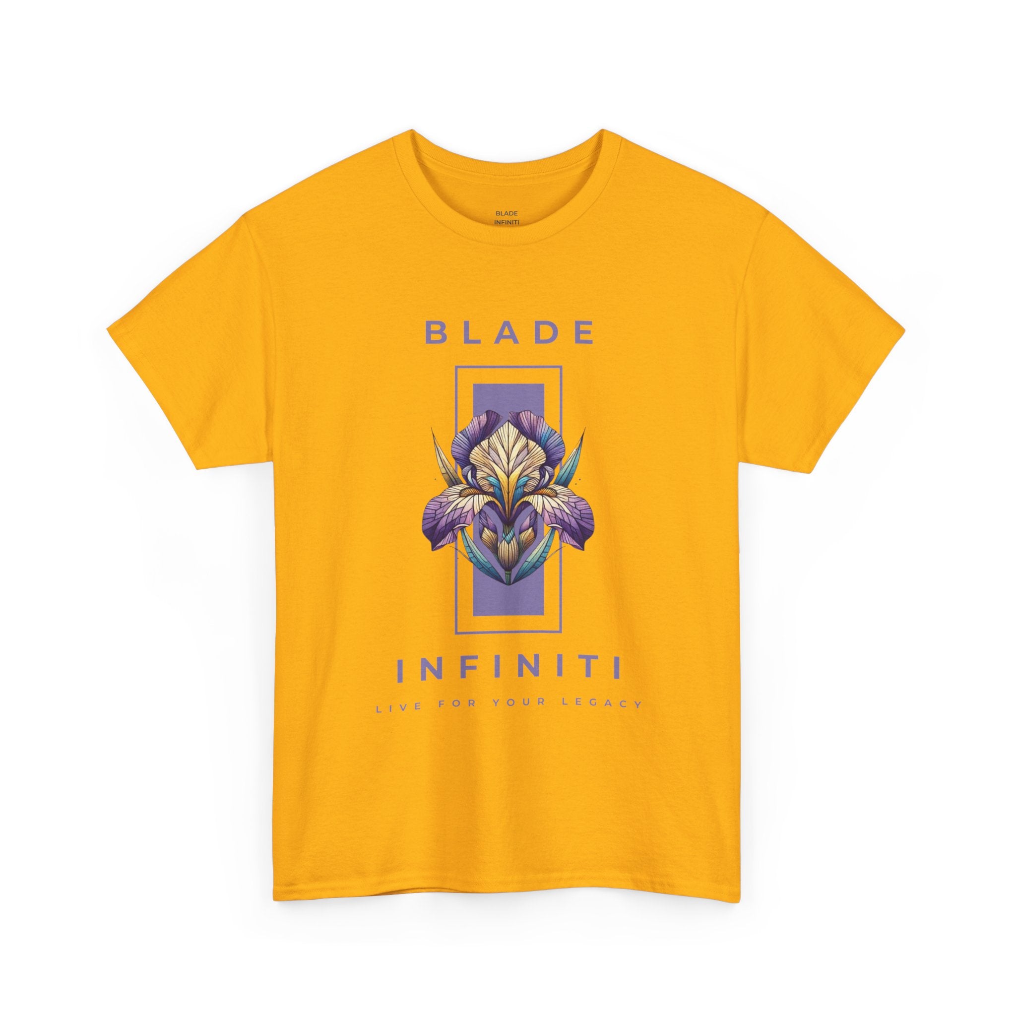 Essence of Infiniti Purple/Teal/Yellow Floral T-Shirt