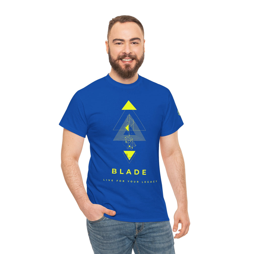 Geometric Odyssey Neon Green TX T-Shirt