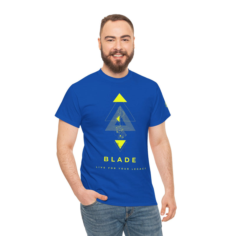 Geometric Odyssey Neon Green TX T-Shirt