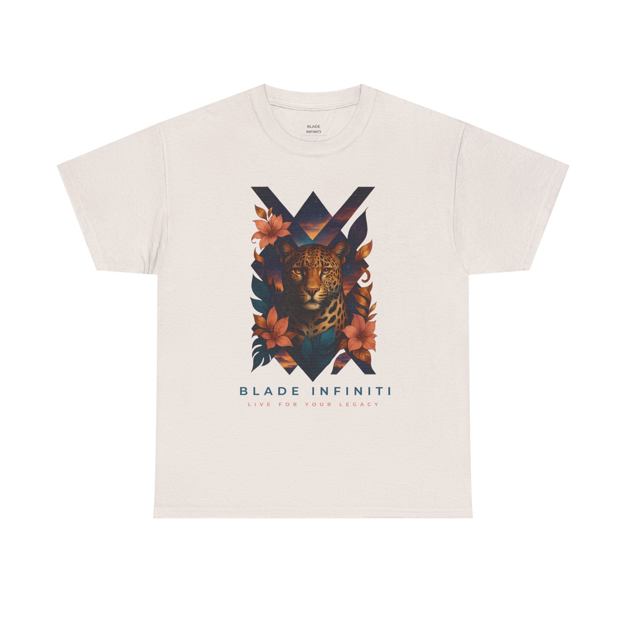Bladeverse Galactic Jungle Leopard/Floral T-Shirt
