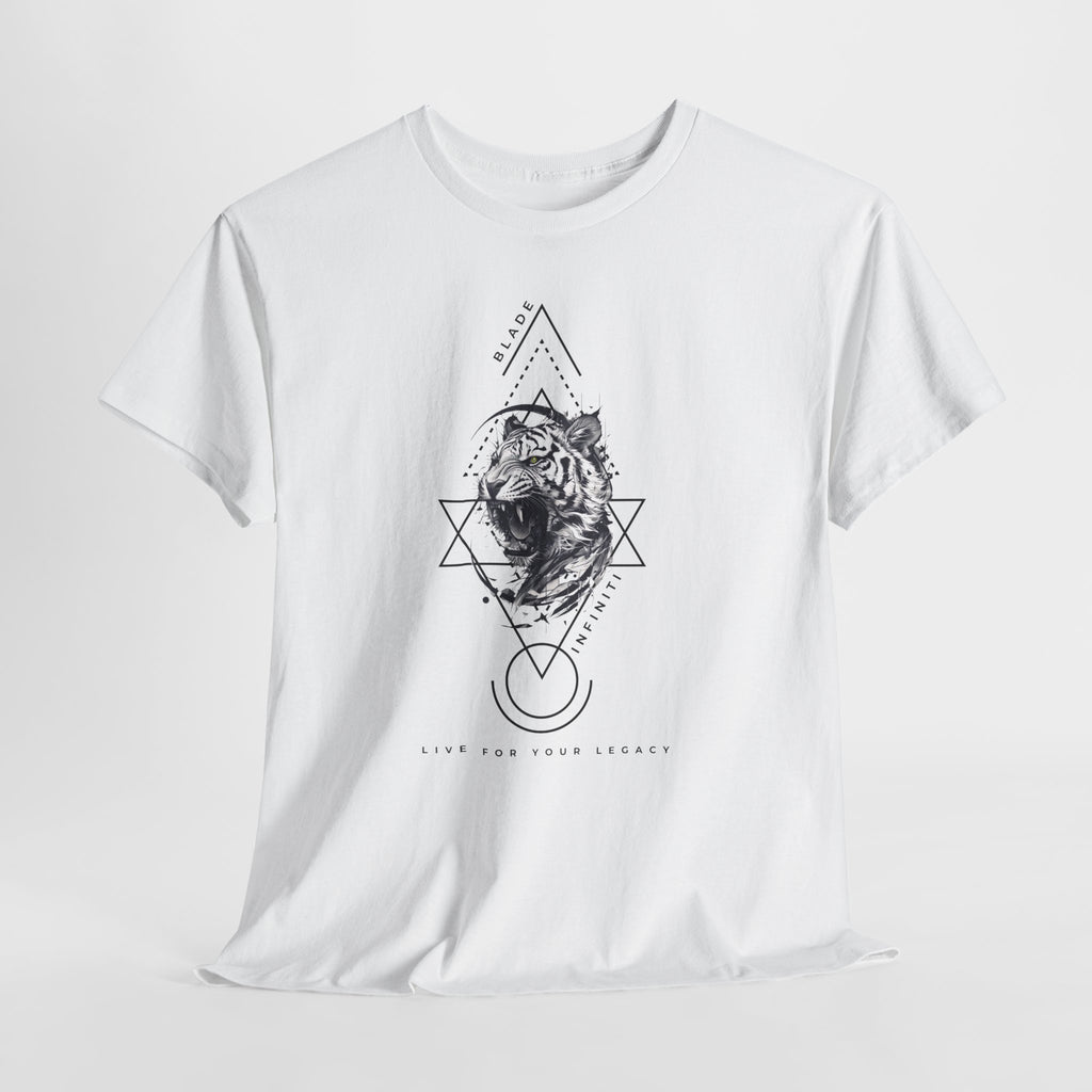 Geometric King Black TX Tiger T-Shirt