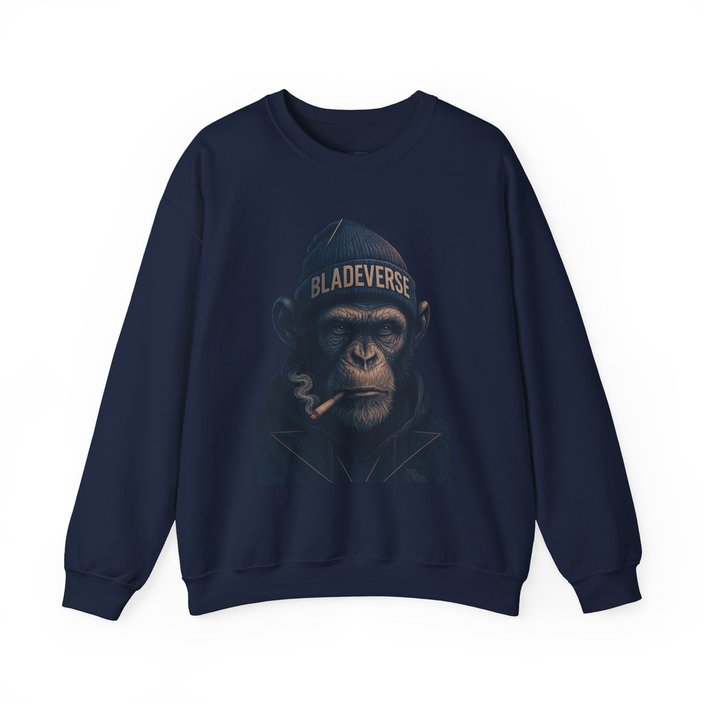 Bladeverse Galactic Weed/Pot Monkey Unisex Crewneck Sweater