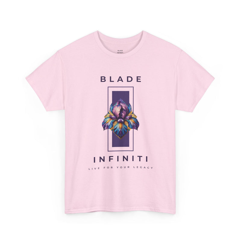 Essence of Infiniti Purple/Yellow/Teal Floral T-Shirt