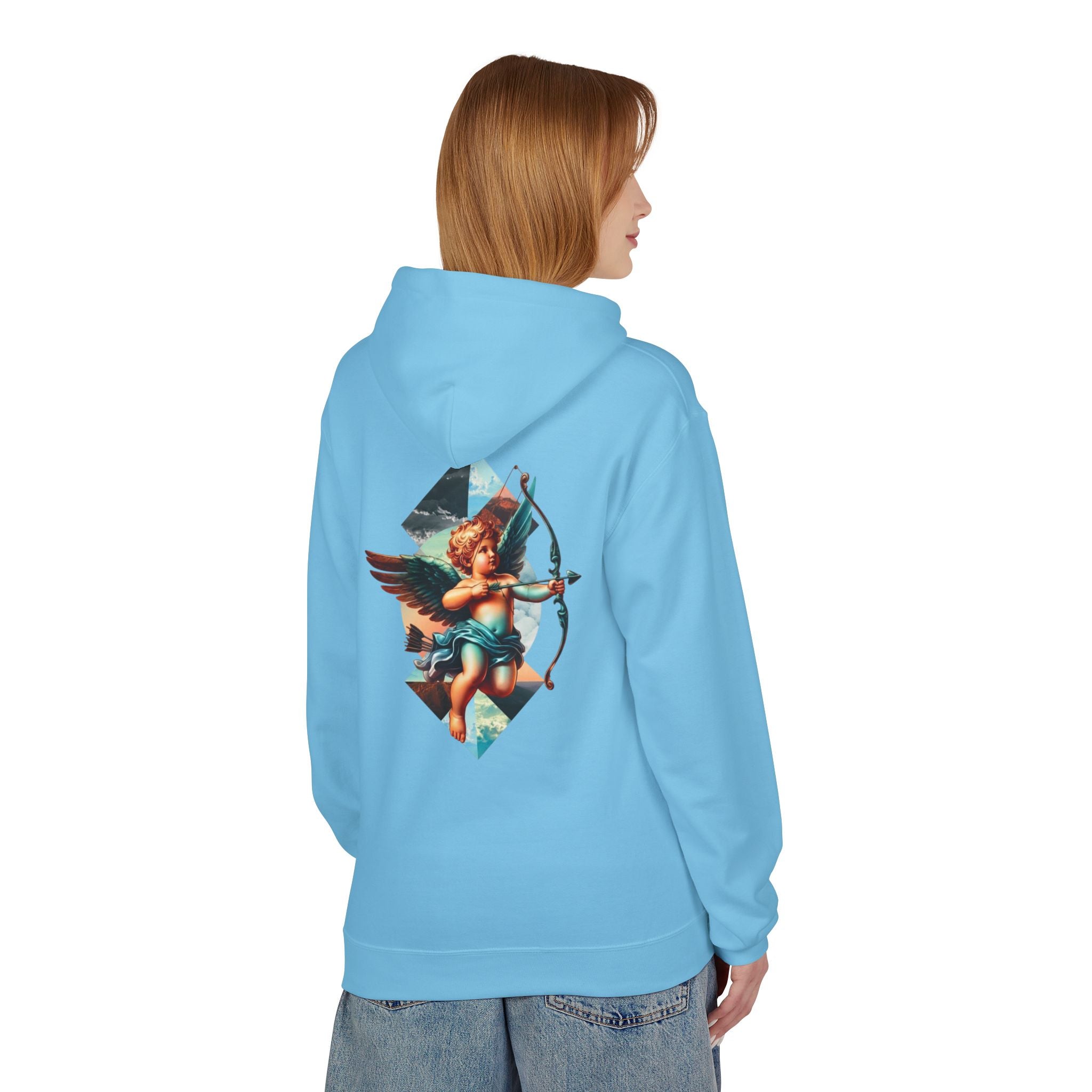 Cupid's Bow Blue + Arrow - Love, Infiniti Hoodie