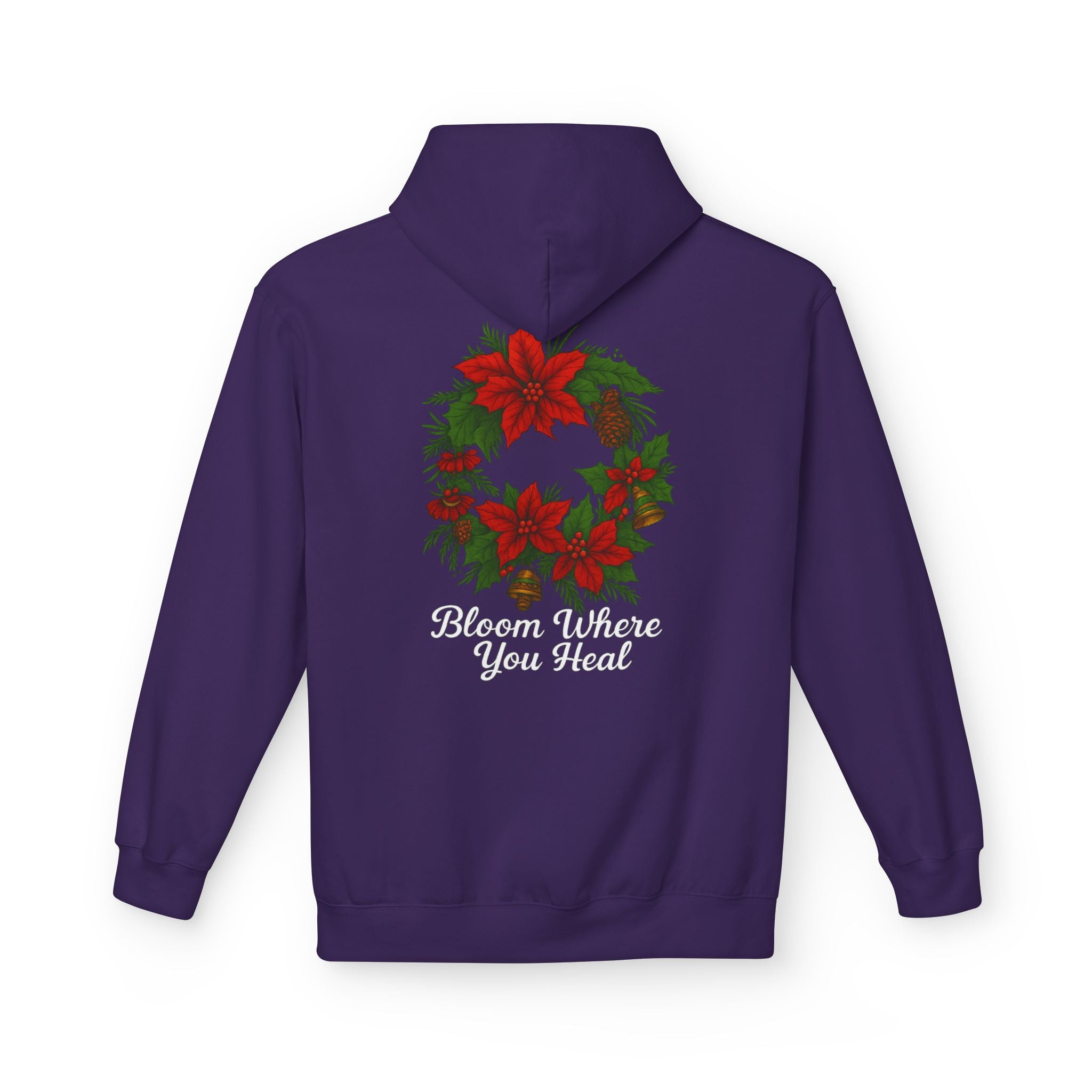 Bloom Where You Heal Wreath Christmas/Xmas Hoodie