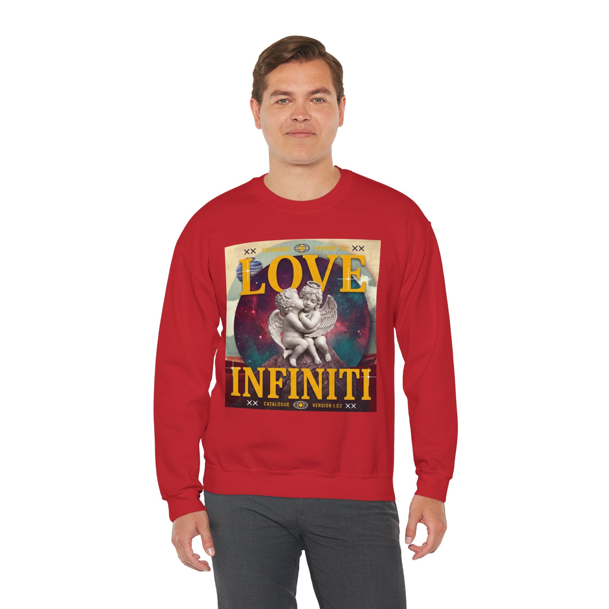 Celestial Love, Infiniti Unisex Crewneck Sweater