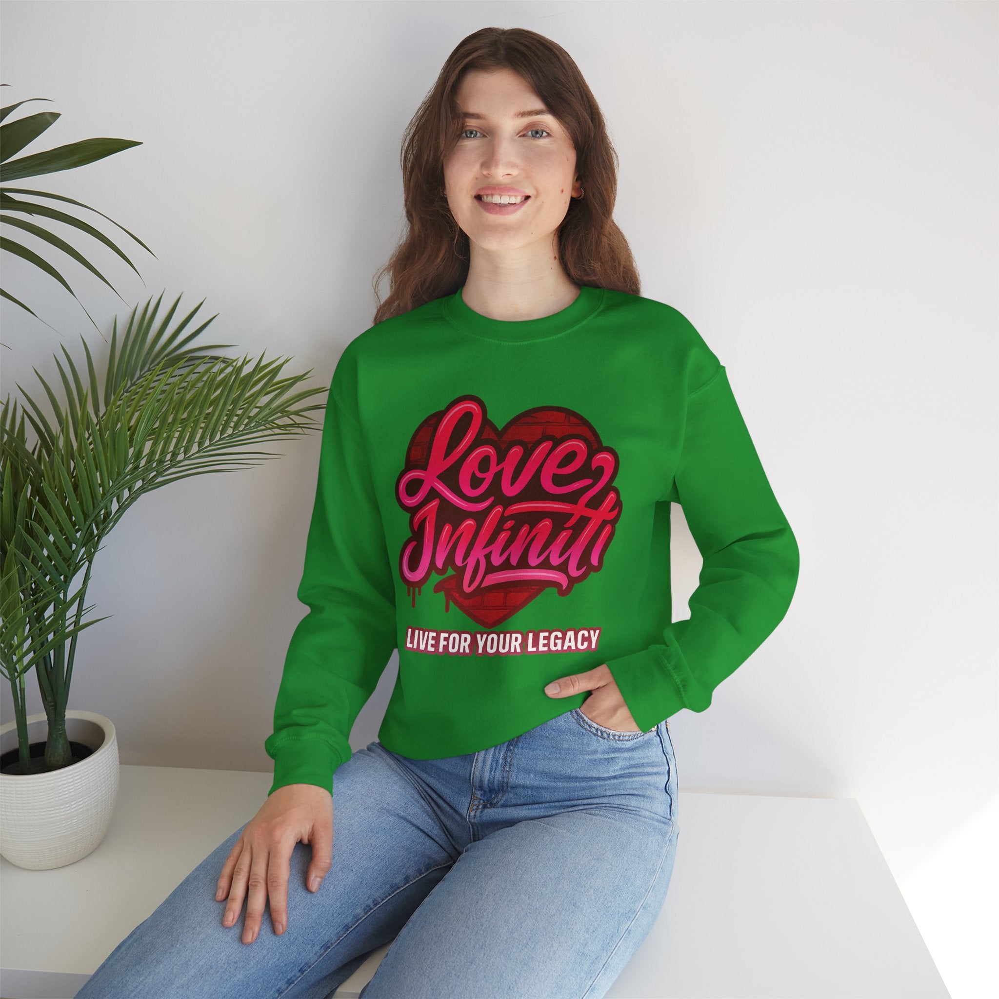 Love, Infiniti Street Vibes Unisex Crewneck Sweater