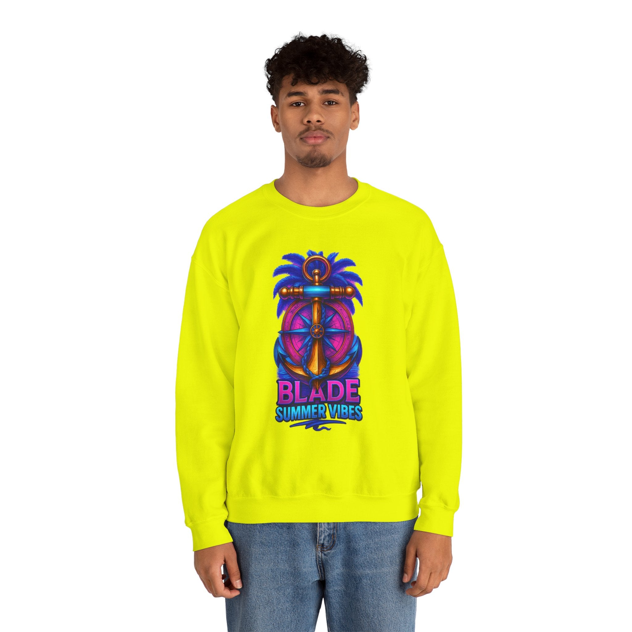 Anchor Compass Unisex Crewneck Sweater