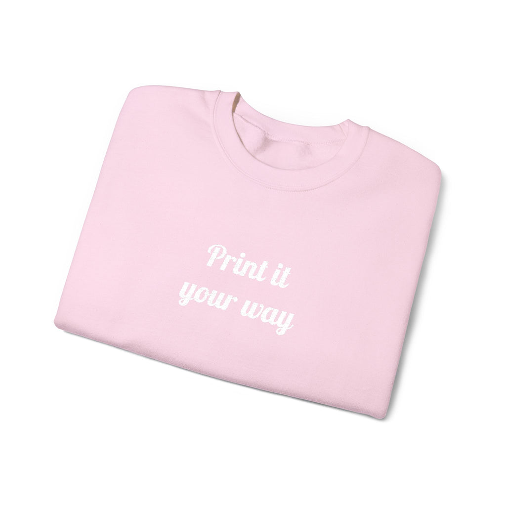 Embroidery Personalization - Unisex Crewneck Sweater (Make It Yours)